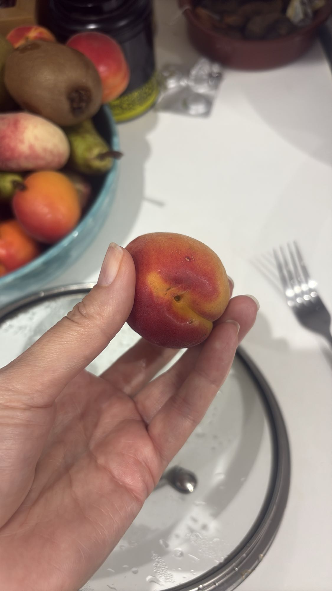 Fresh apricot snack