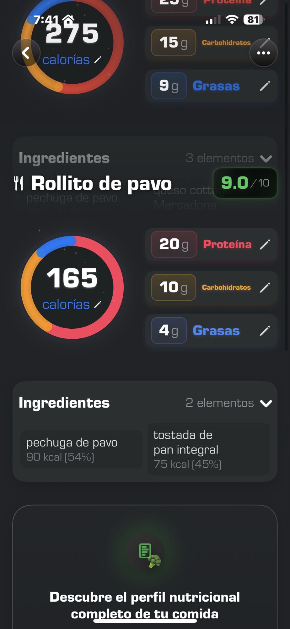 Rollito de pavo