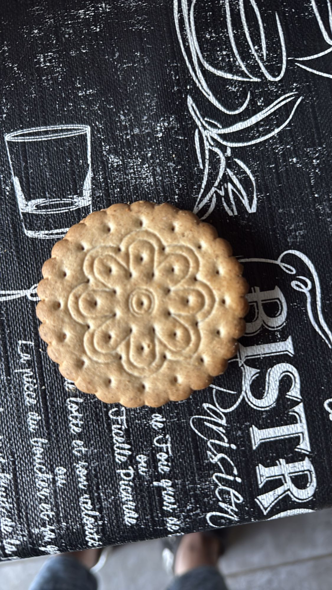 Biscuit sec rond