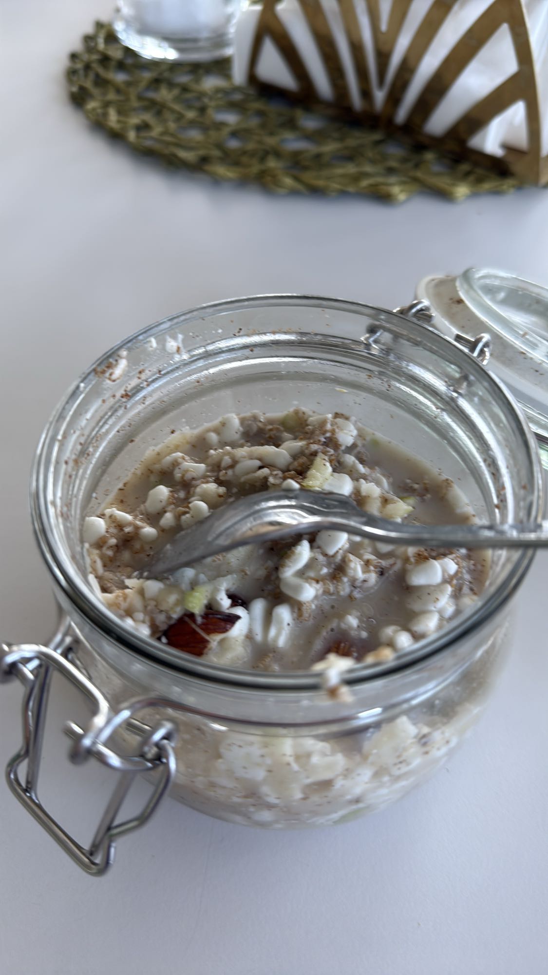 Overnight oats burk