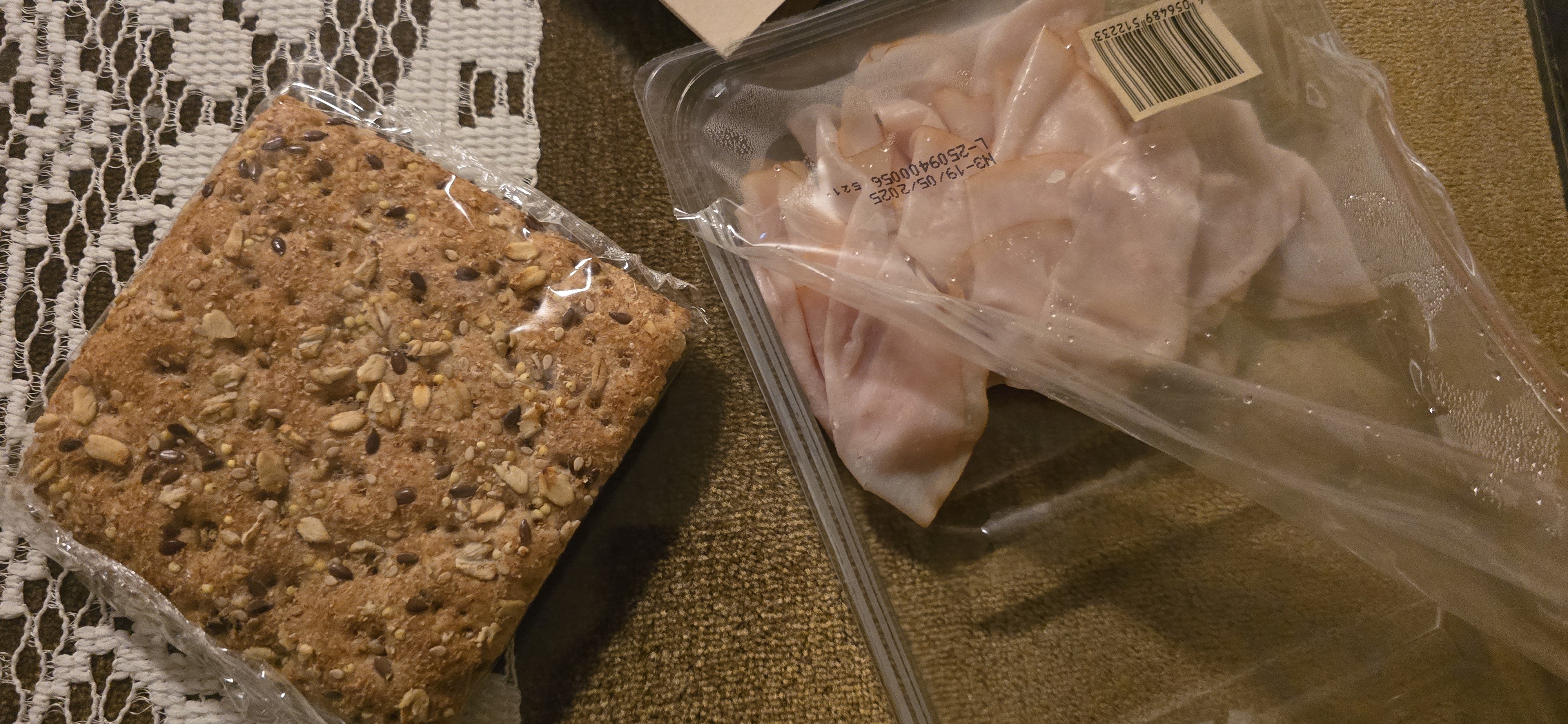 Sándwich integral pavo