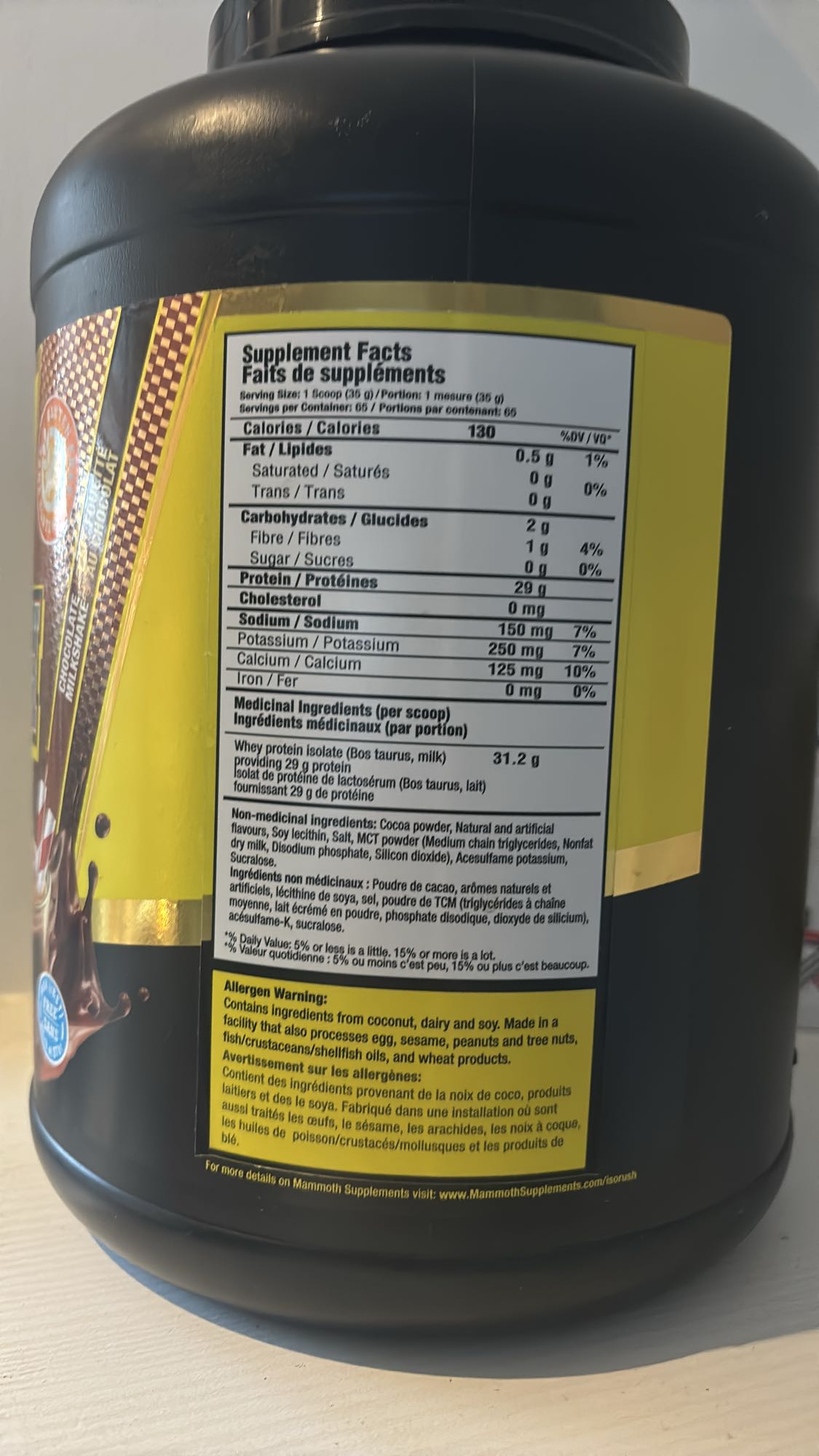 Shake protéiné chocolat