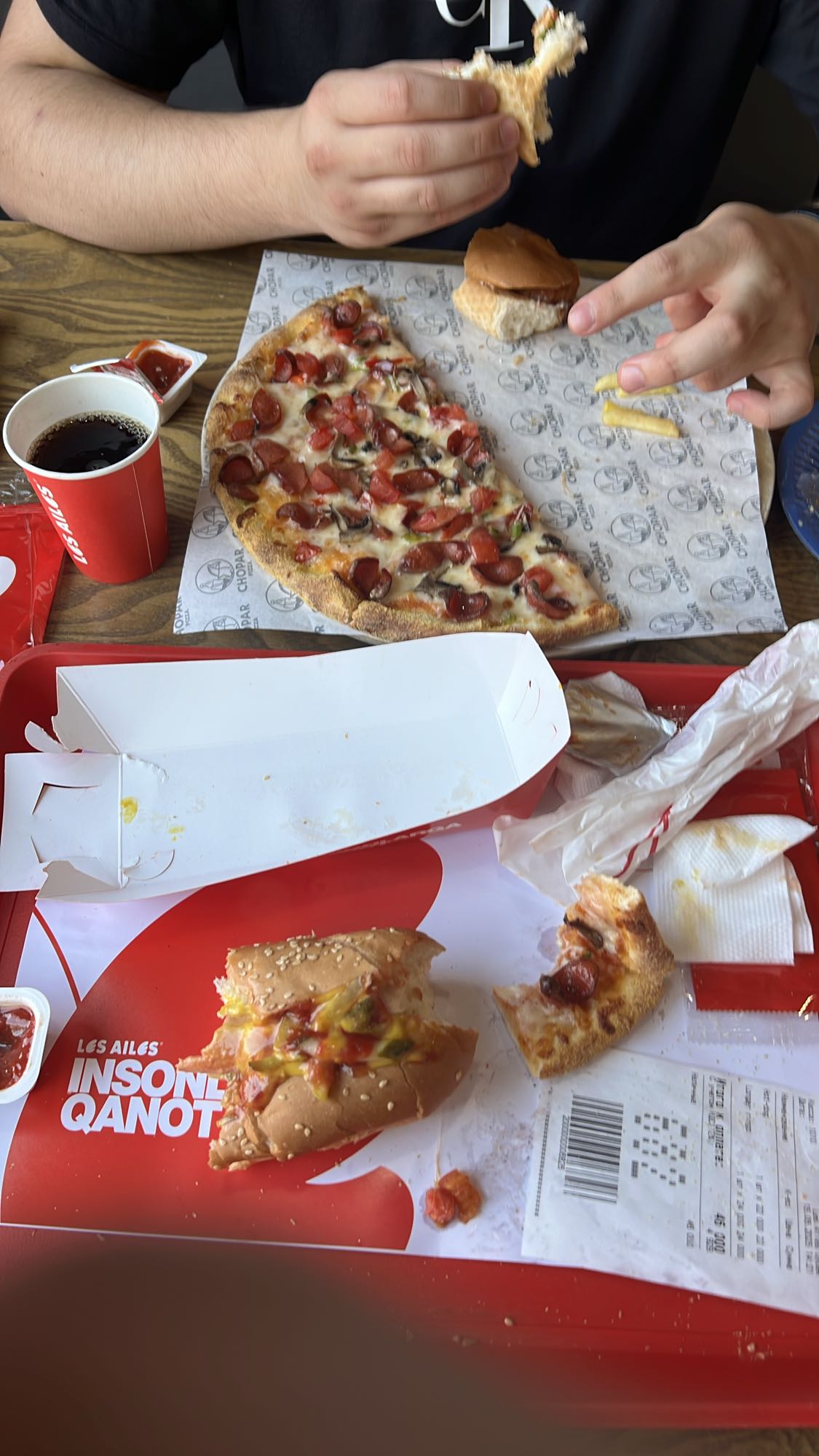 Фастфуд сет с пиццей