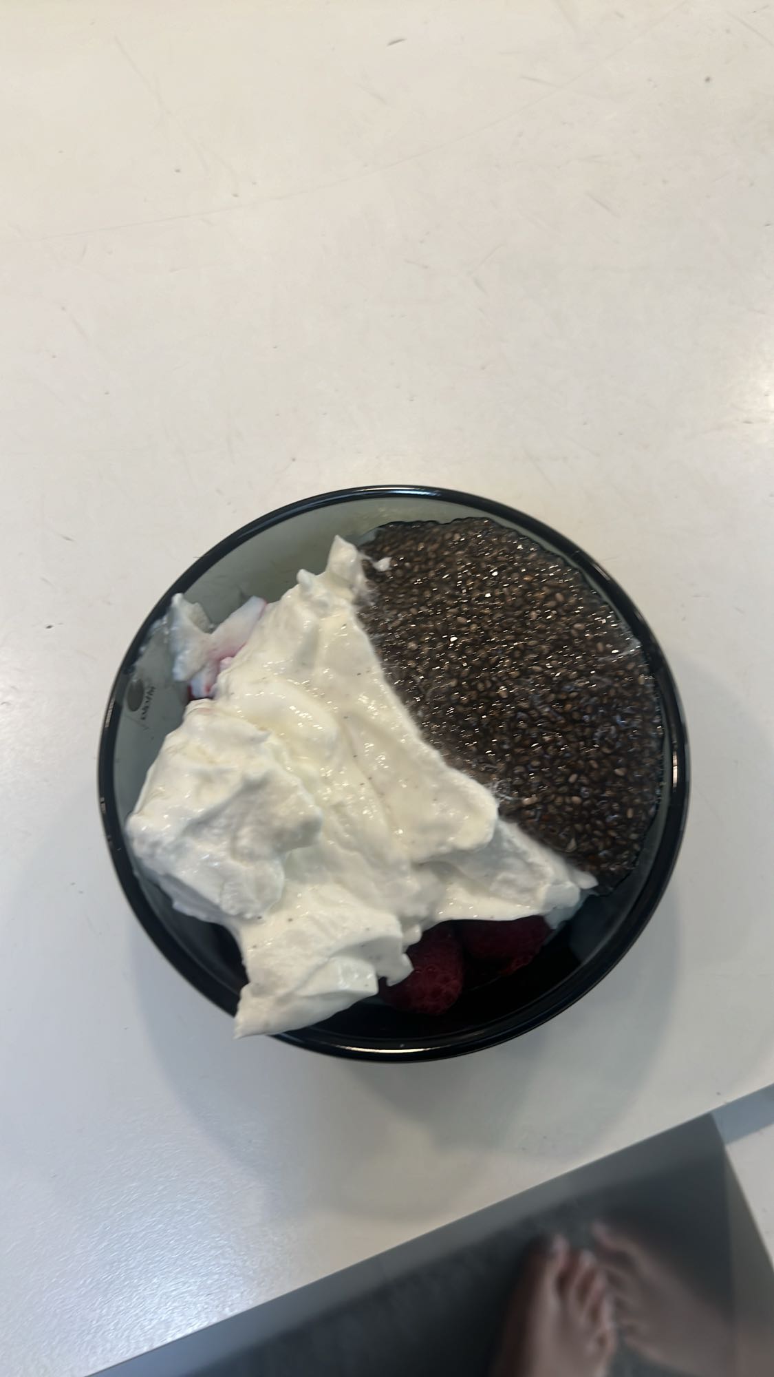 Kvarg med chia & bär