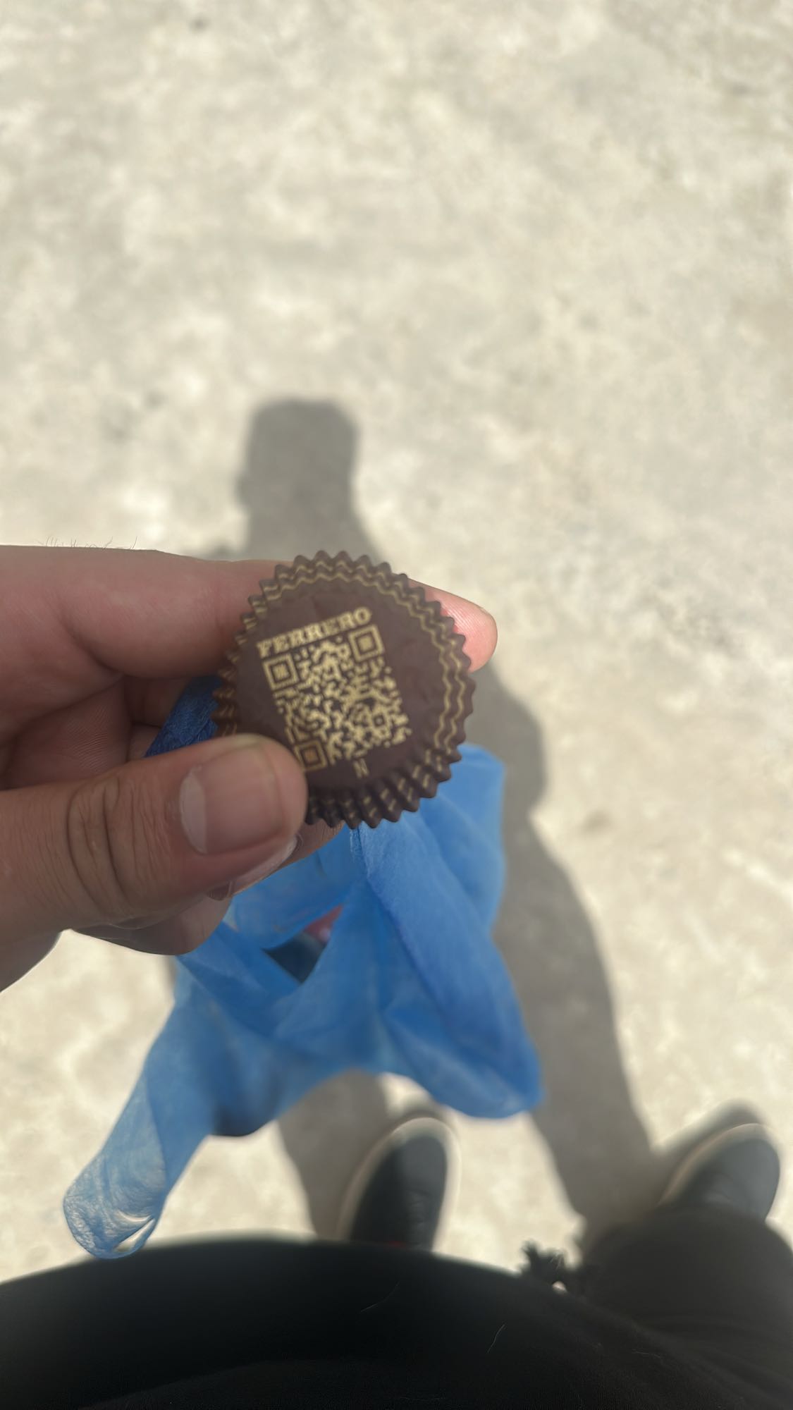 Ferrero chocolate piece