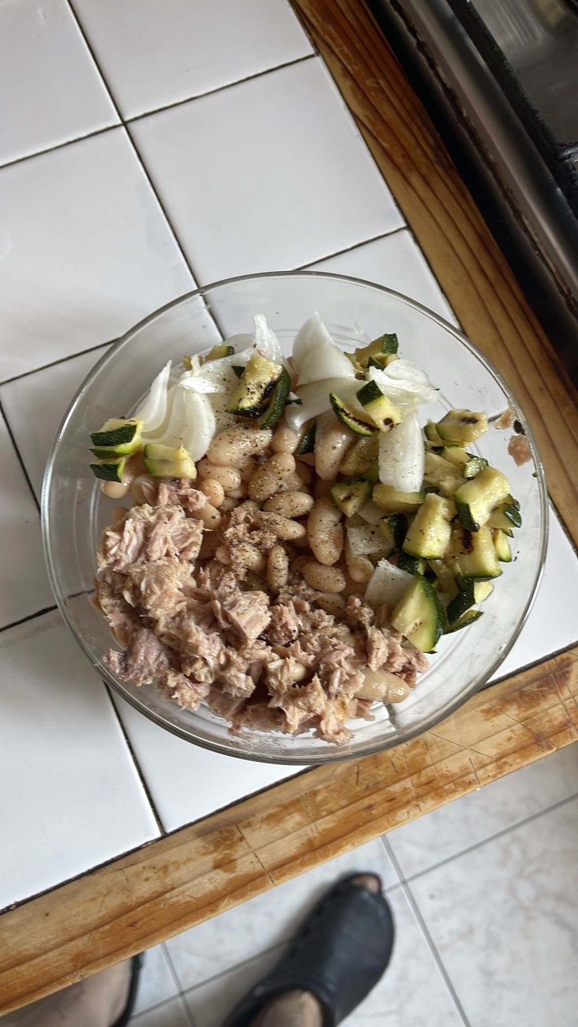 Ensalada de atún y frijoles