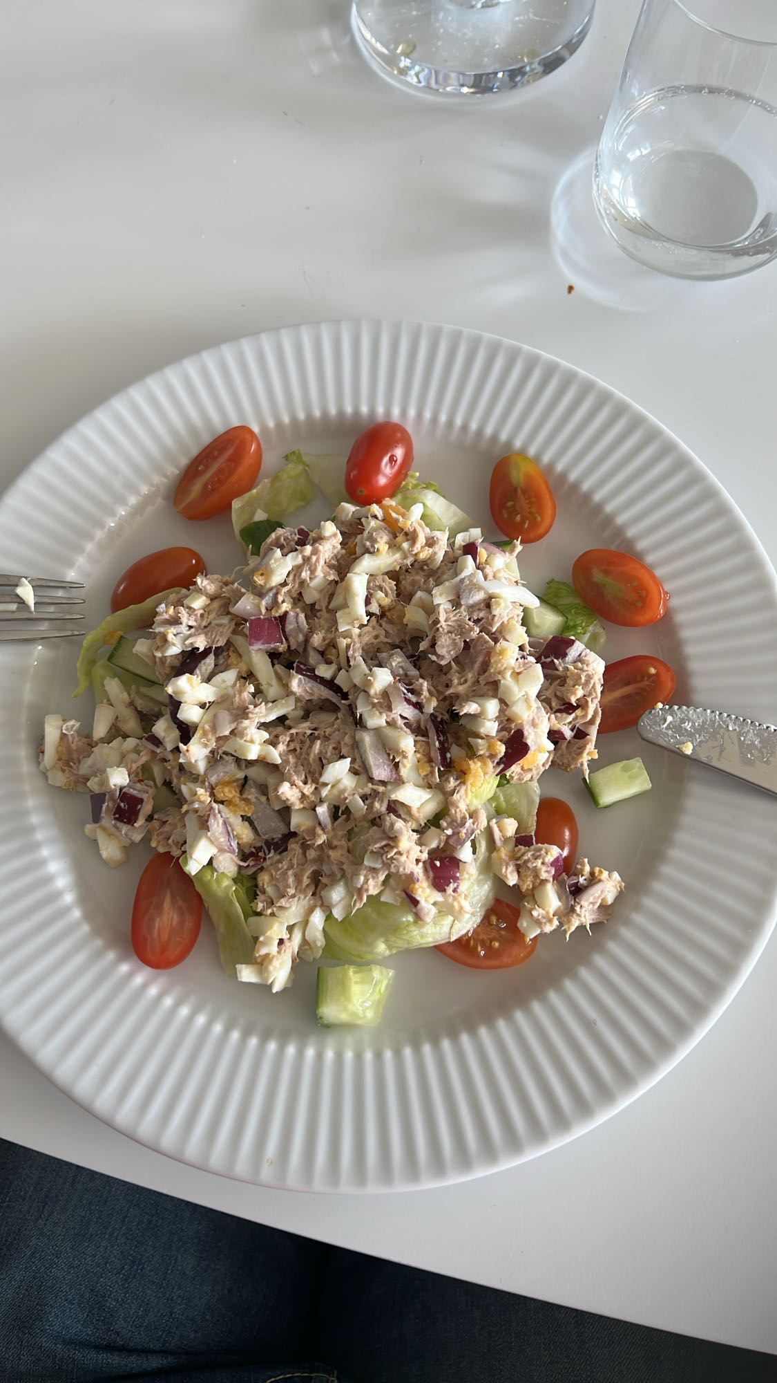 Tonfisksallad med ägg