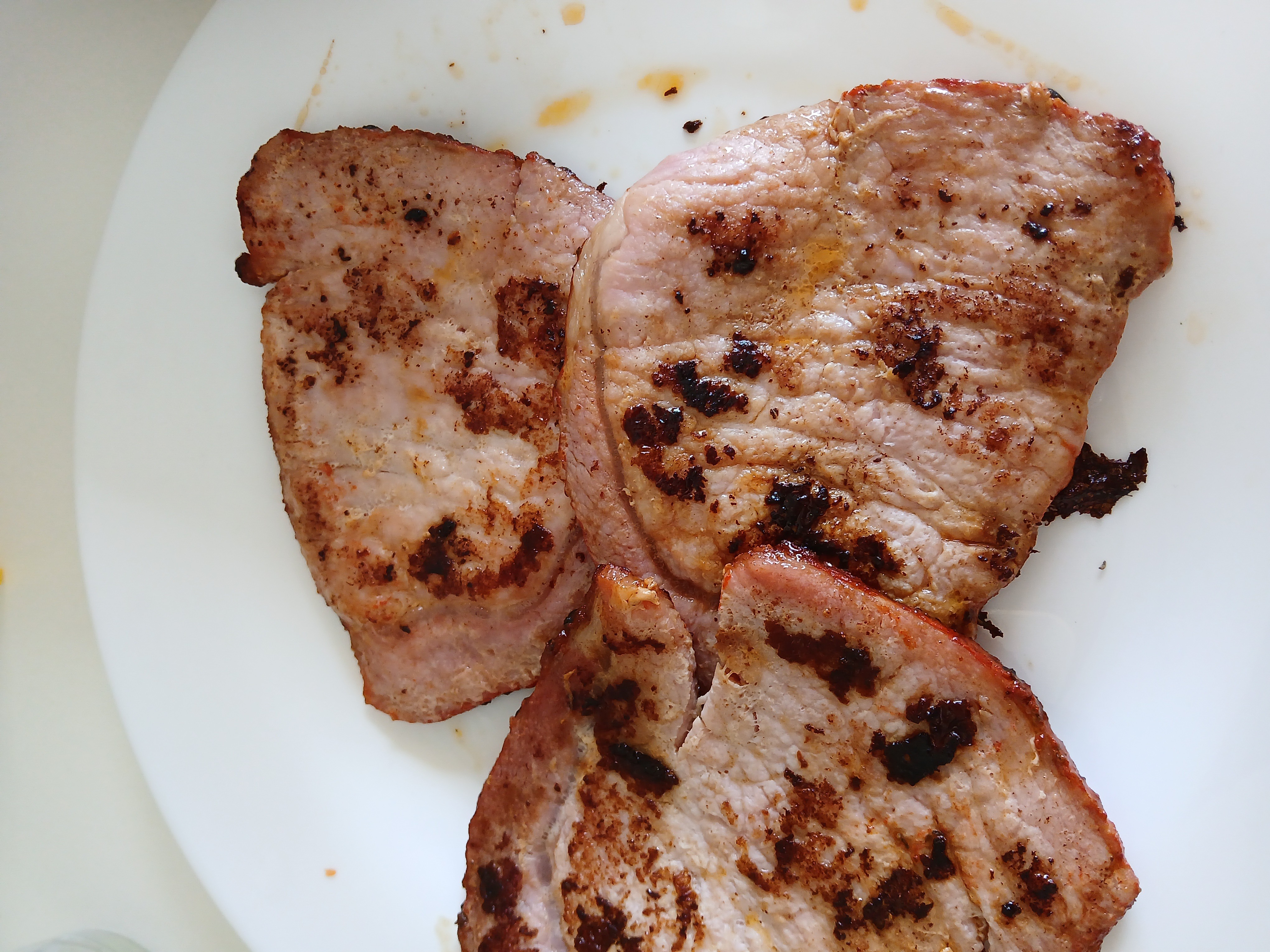 Filetes de cerdo a la plancha