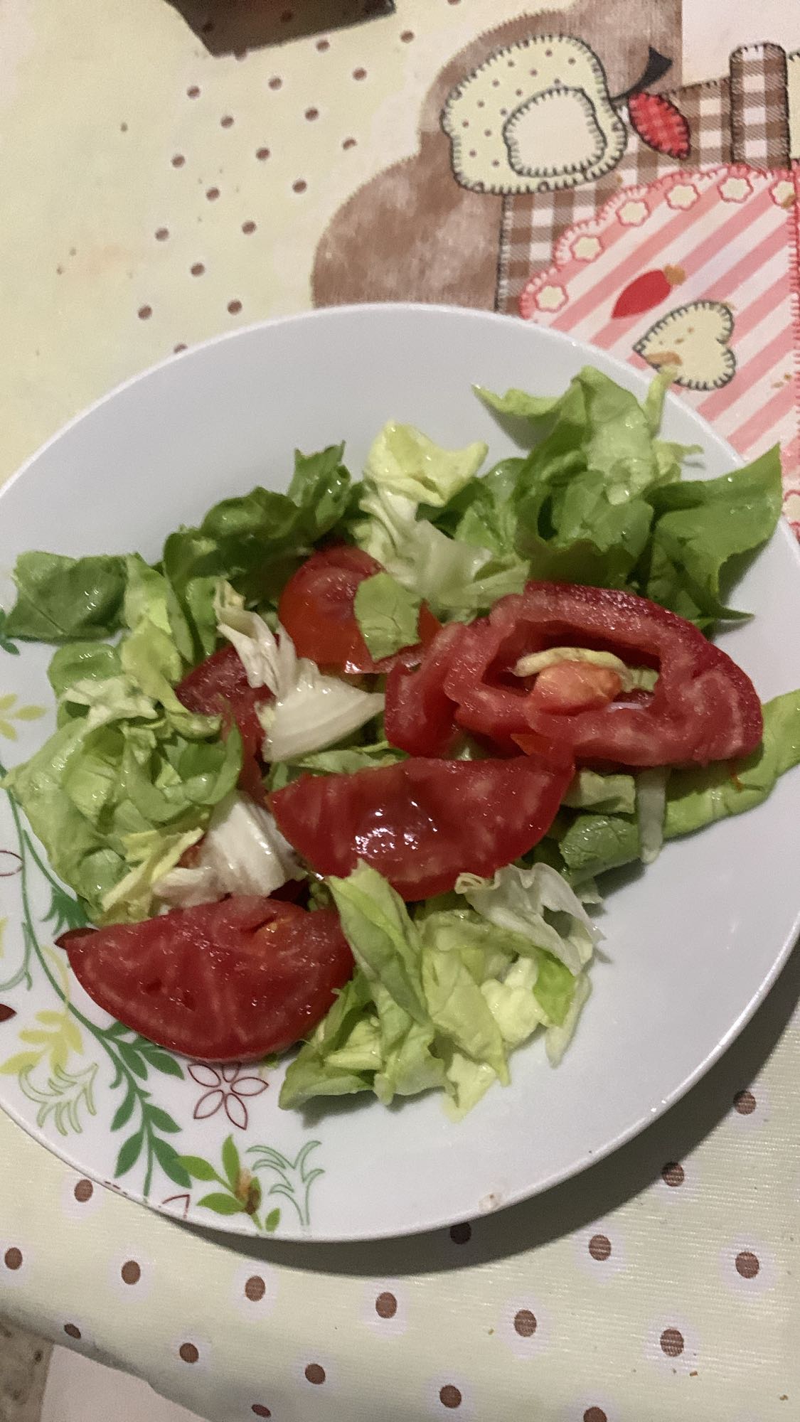 Salade tomate laitue