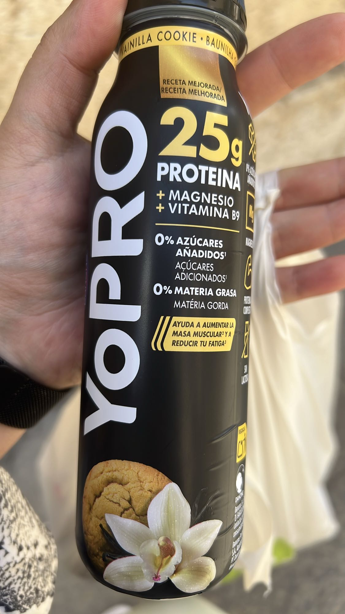 Yopro vainilla cookie