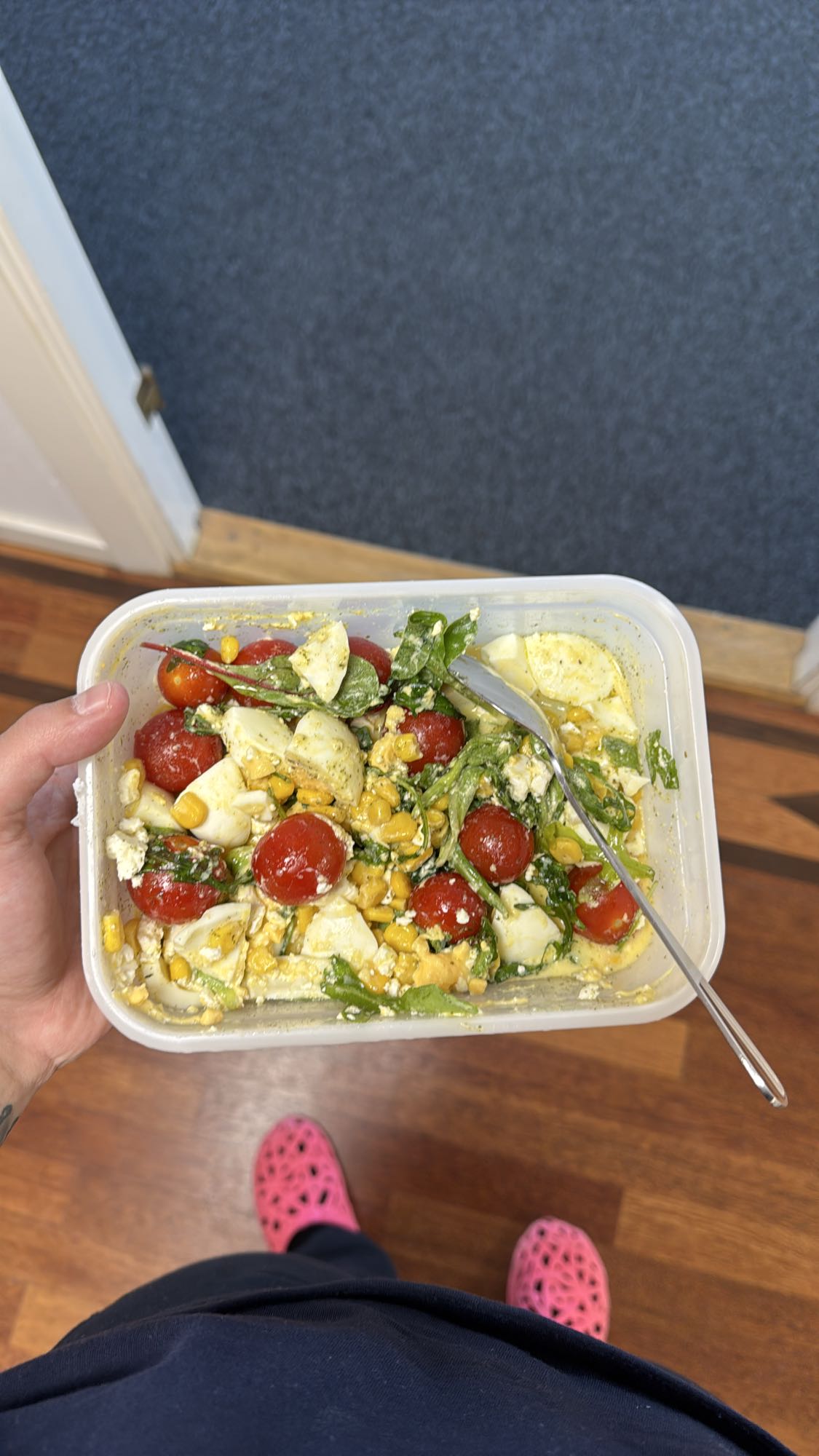 Ägg- och grönsakssallad