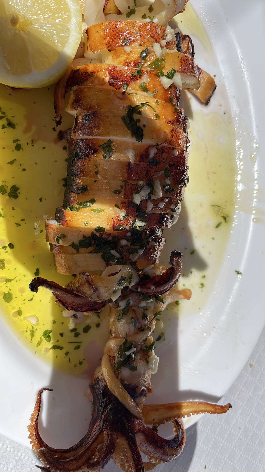 Calamar a la plancha