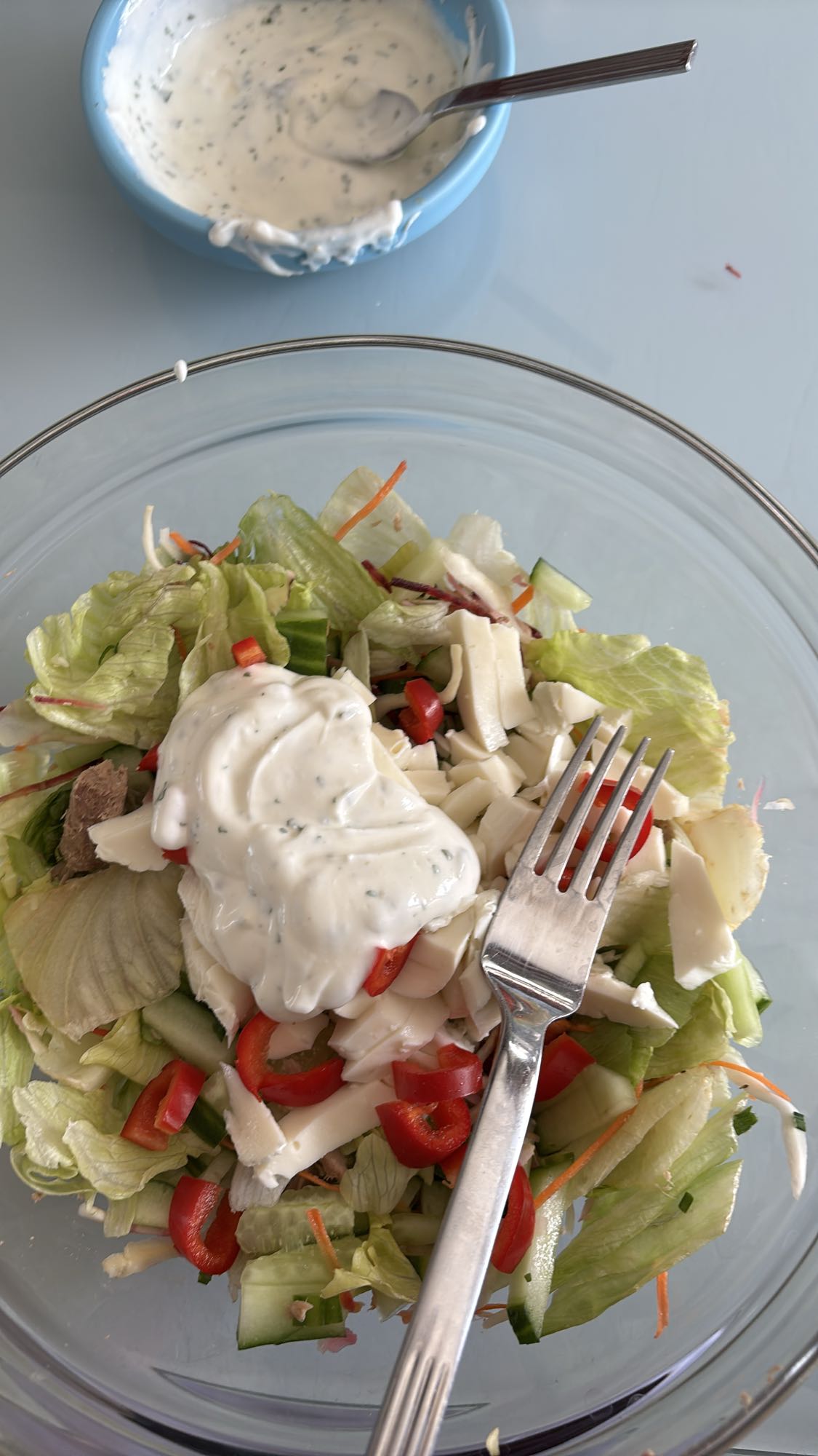 Salade au fromage