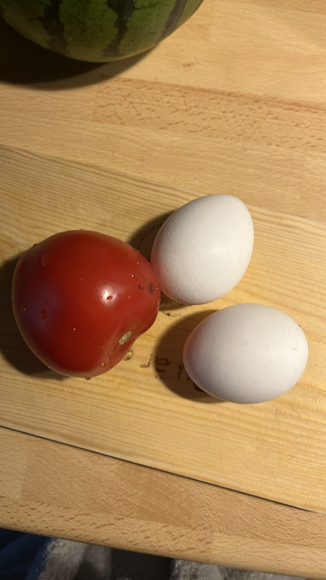 Ägg och tomat