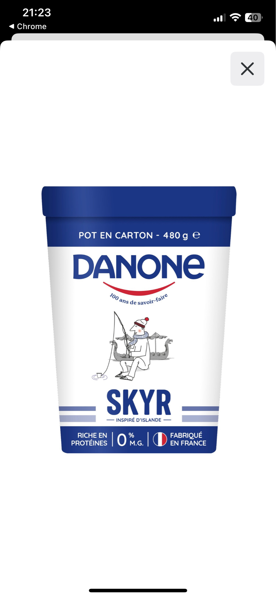 Skyr nature Danone