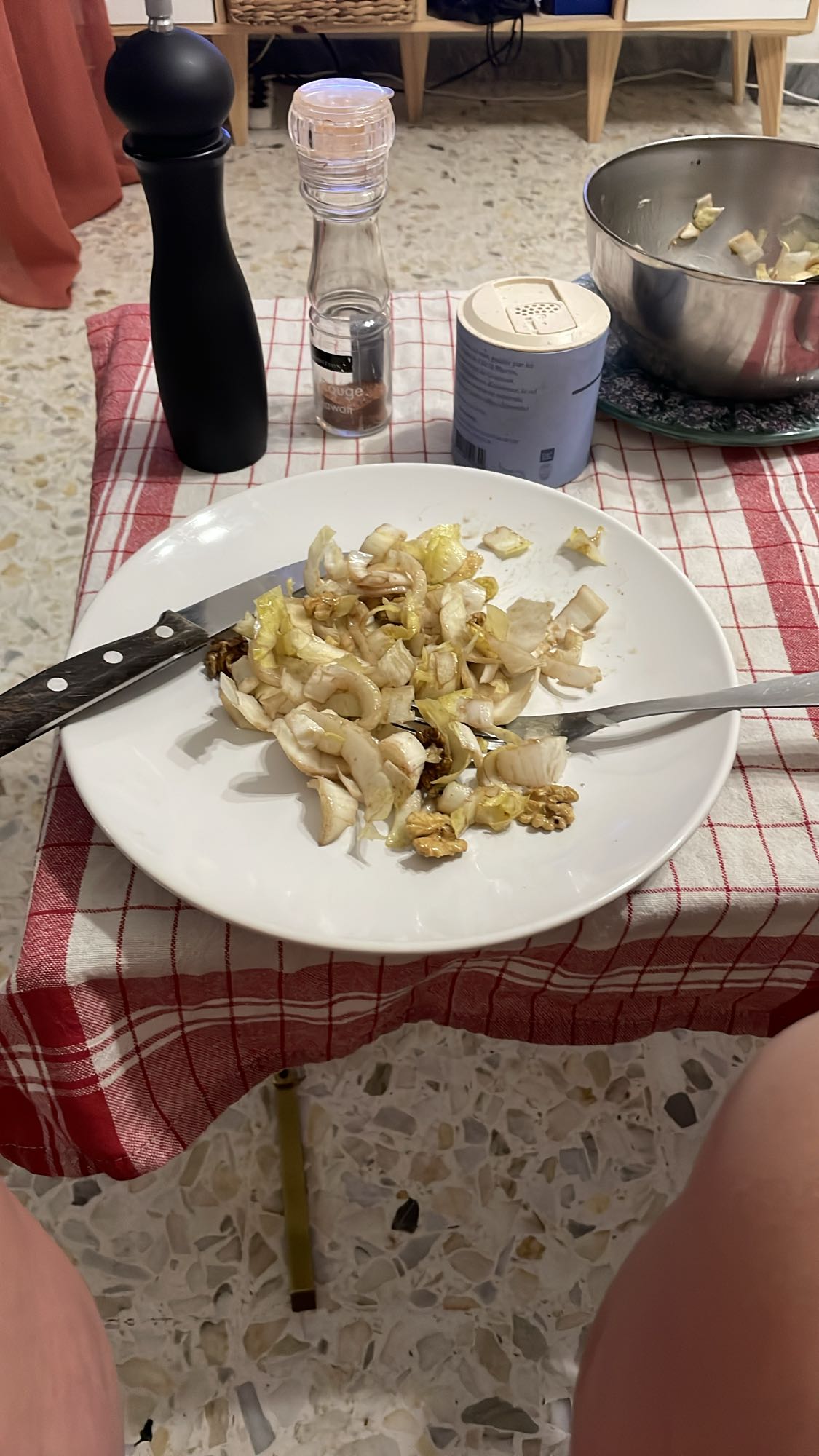 Salade d'endives noix