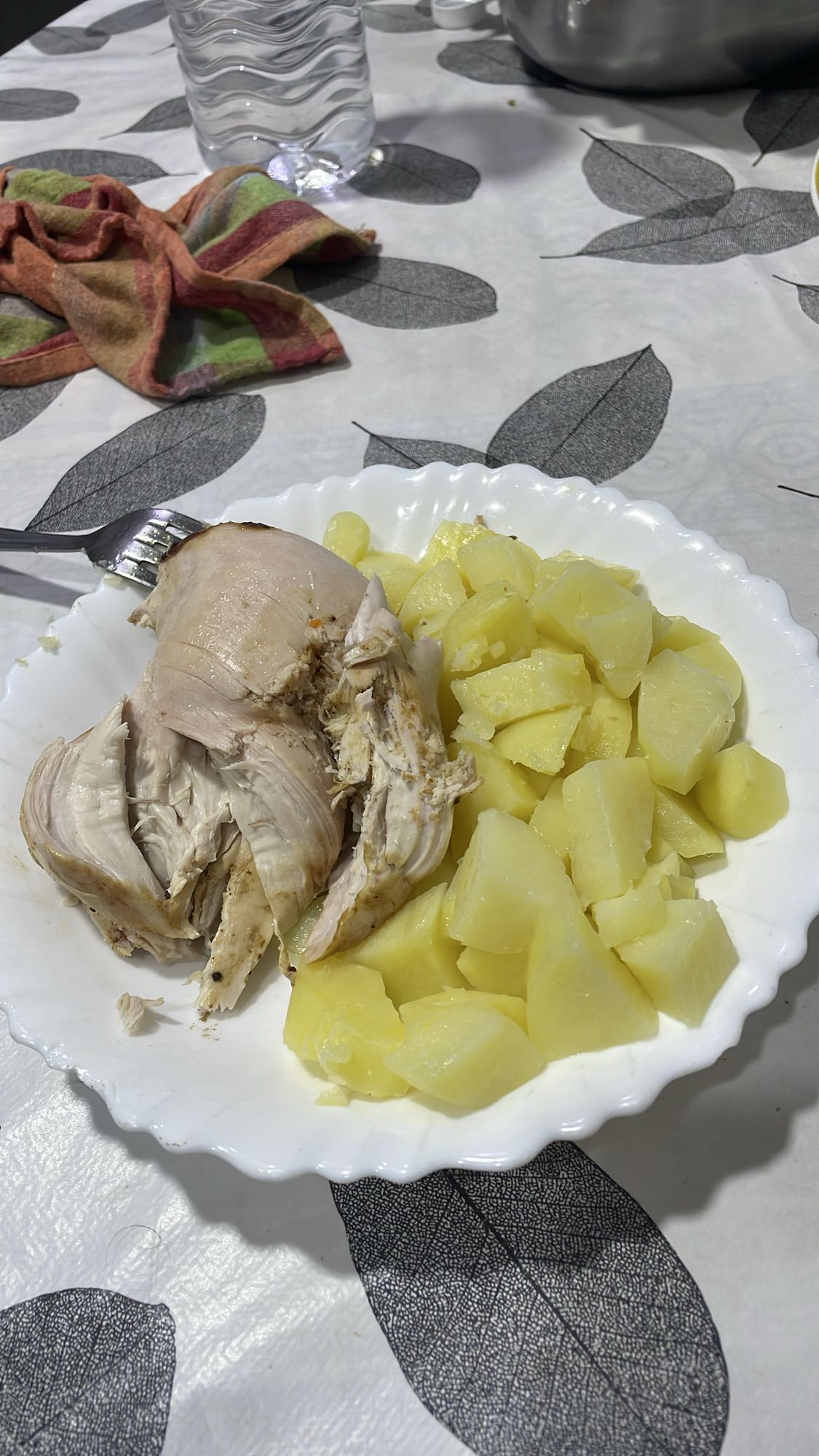 Poulet et pommes de terre