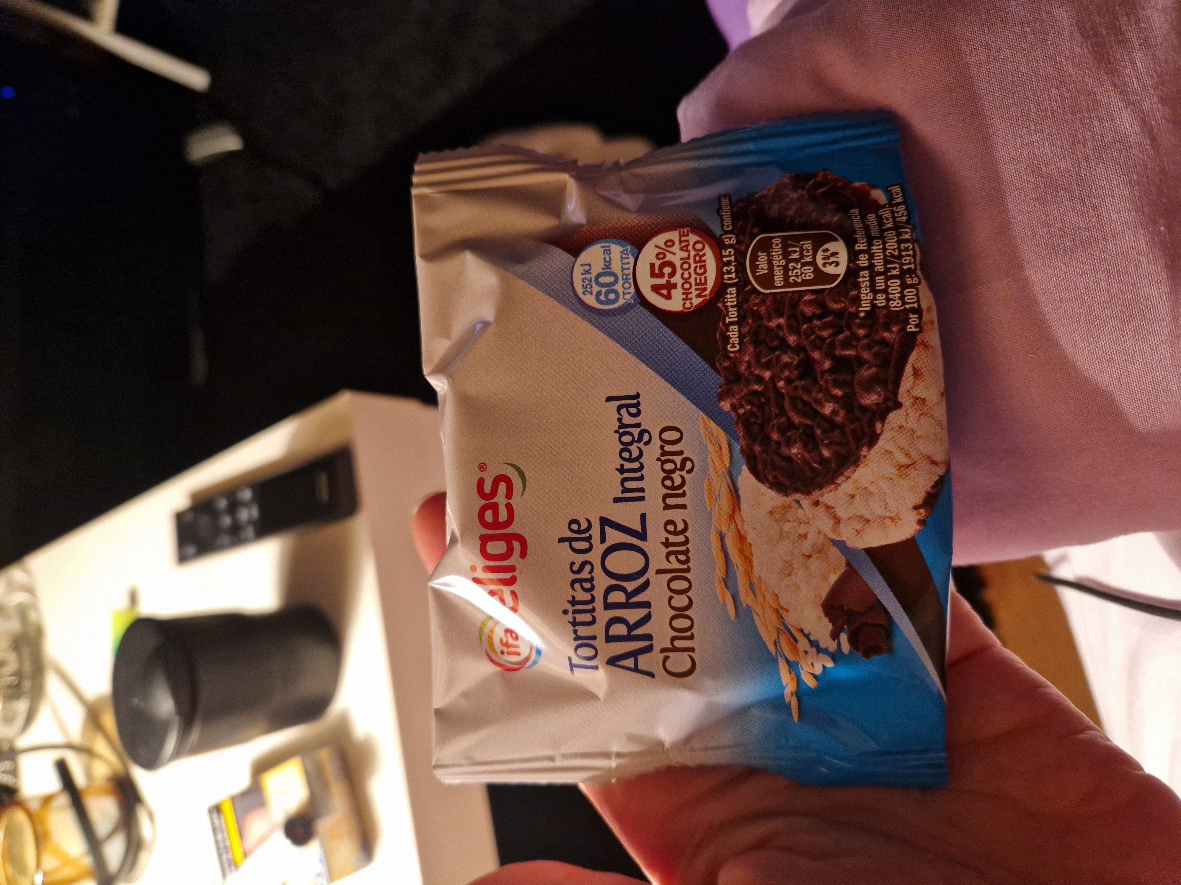 Tortitas arroz chocolate