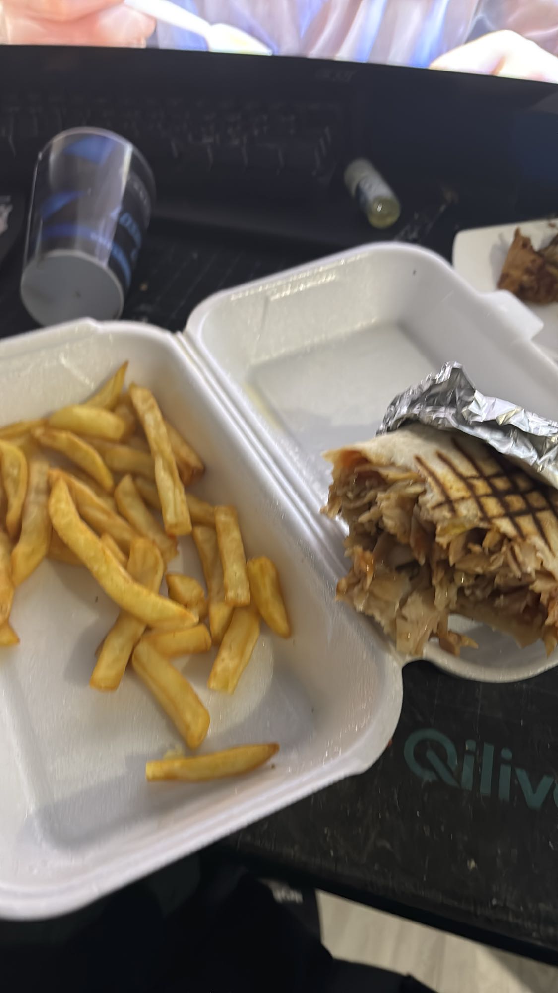 Kebab avec frites