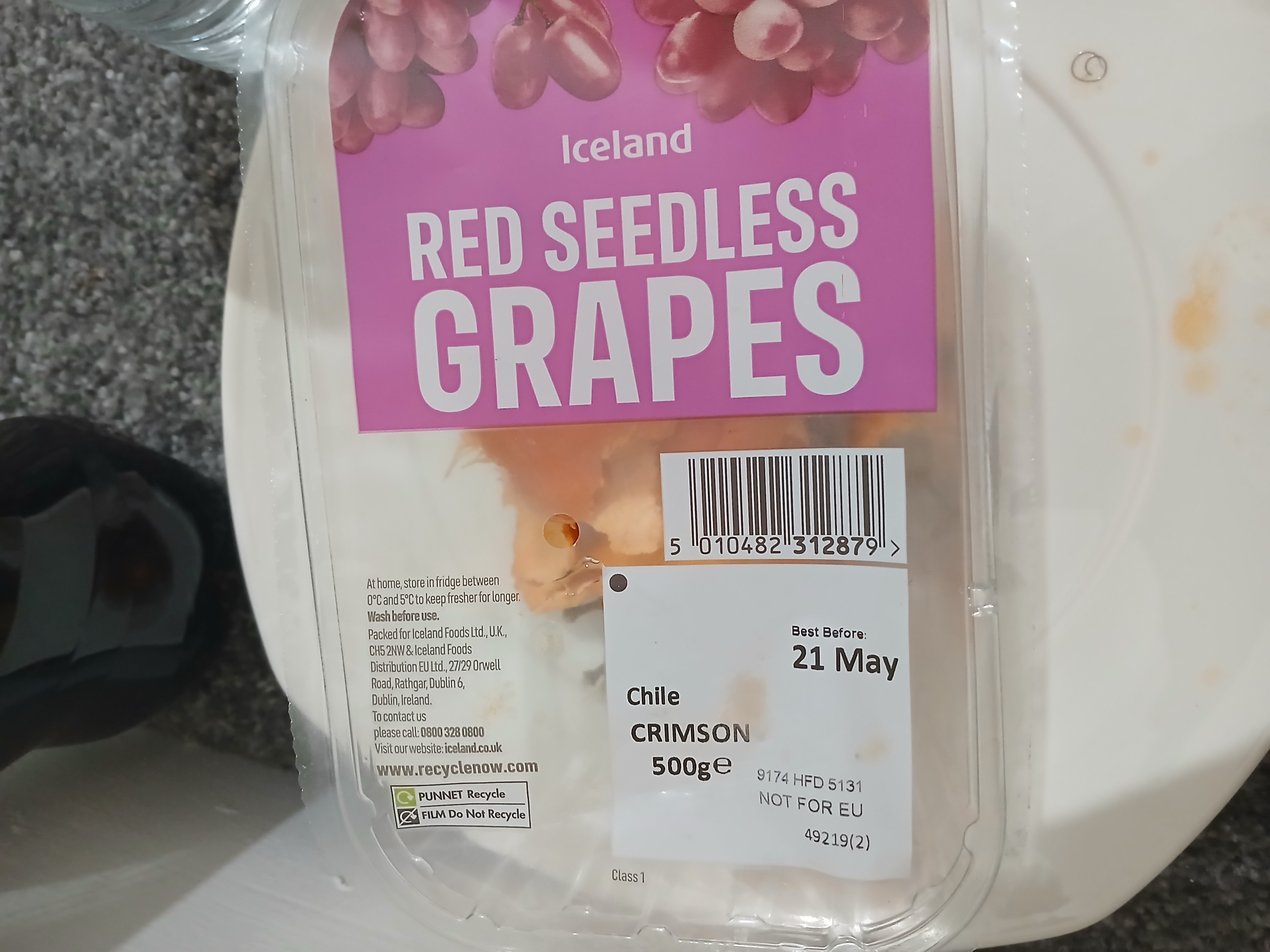 Red Seedless Grapes