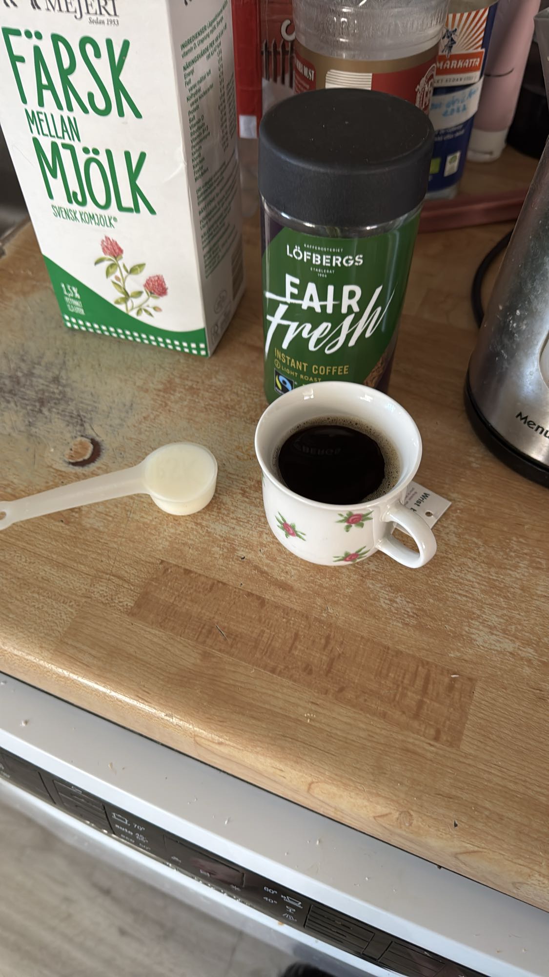 Kaffe med mjölk