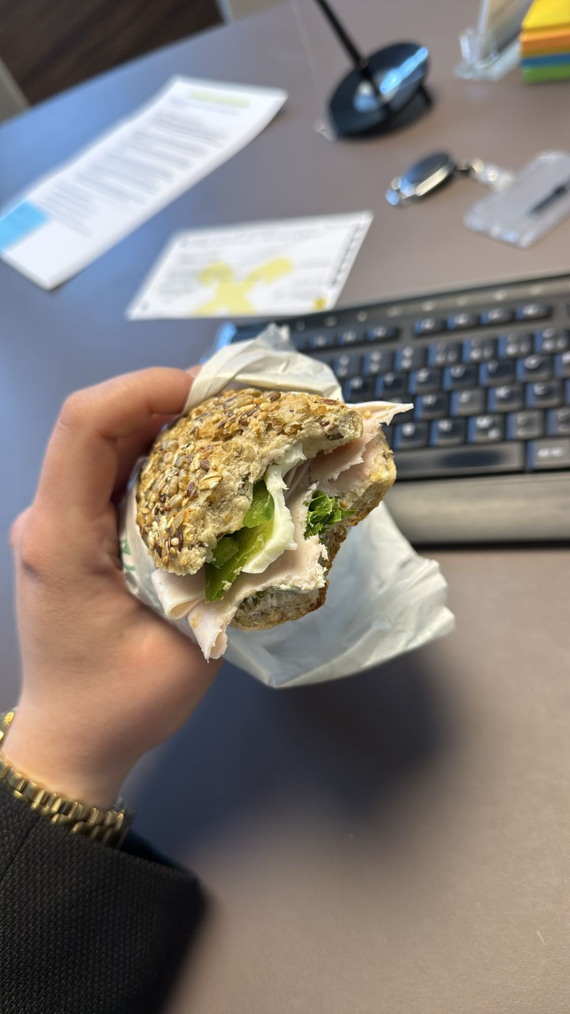 Sandwich integral de pavo