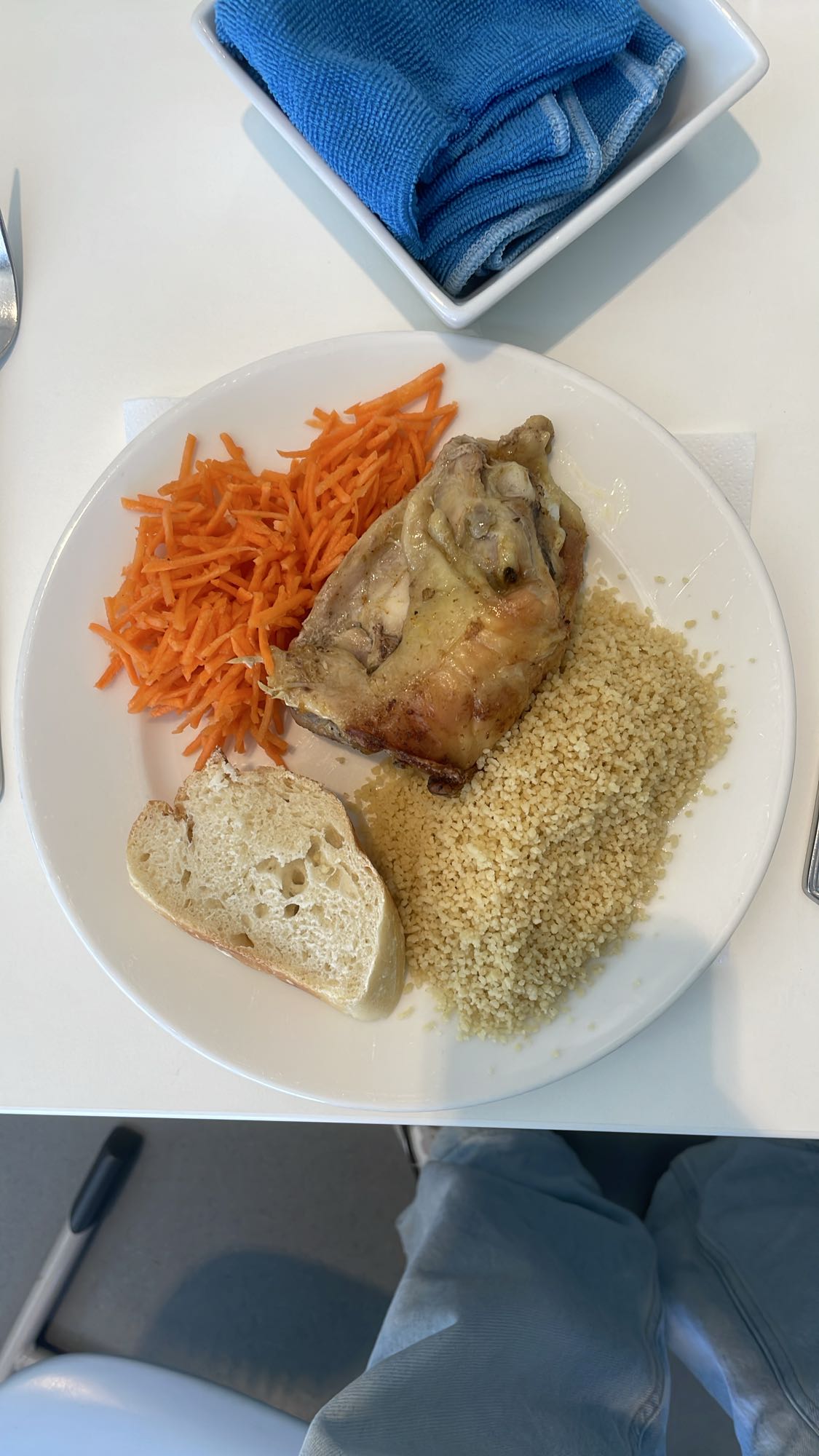 Chicken couscous plate