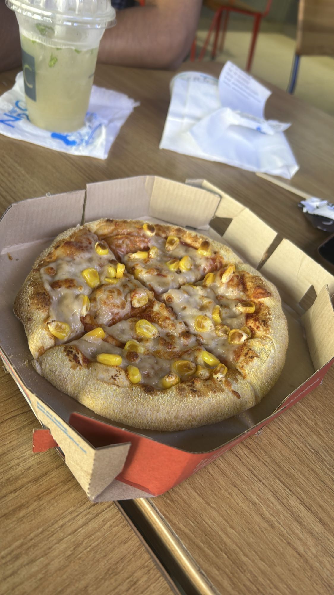 Corn Cheese Pizza