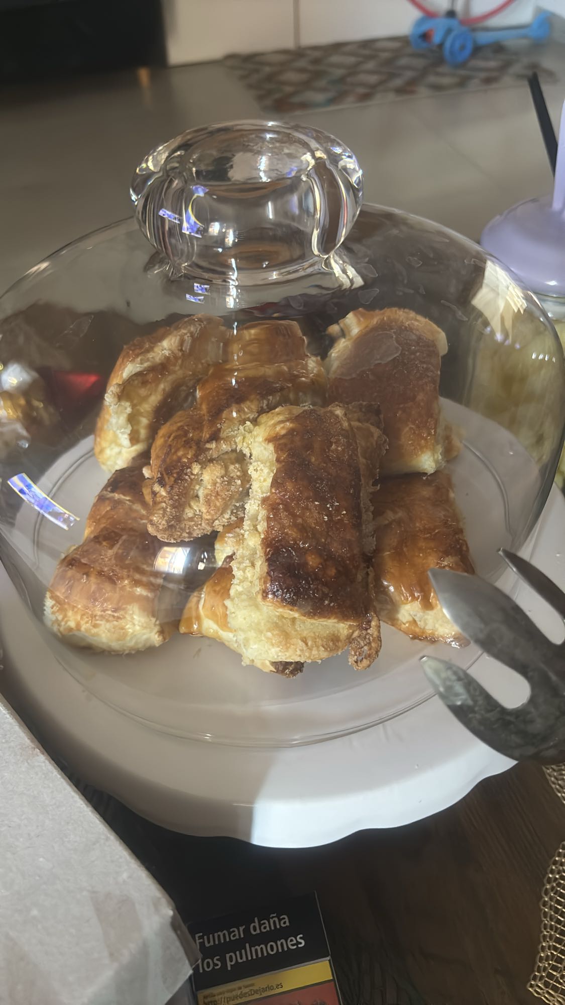 Napolitanas de hojaldre