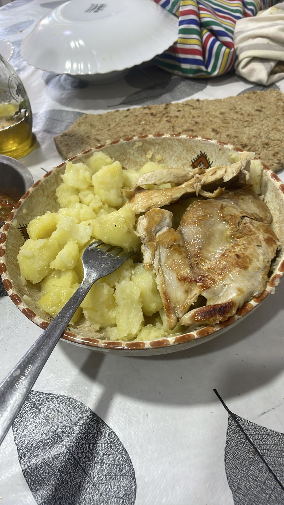 Poulet et pommes de terre