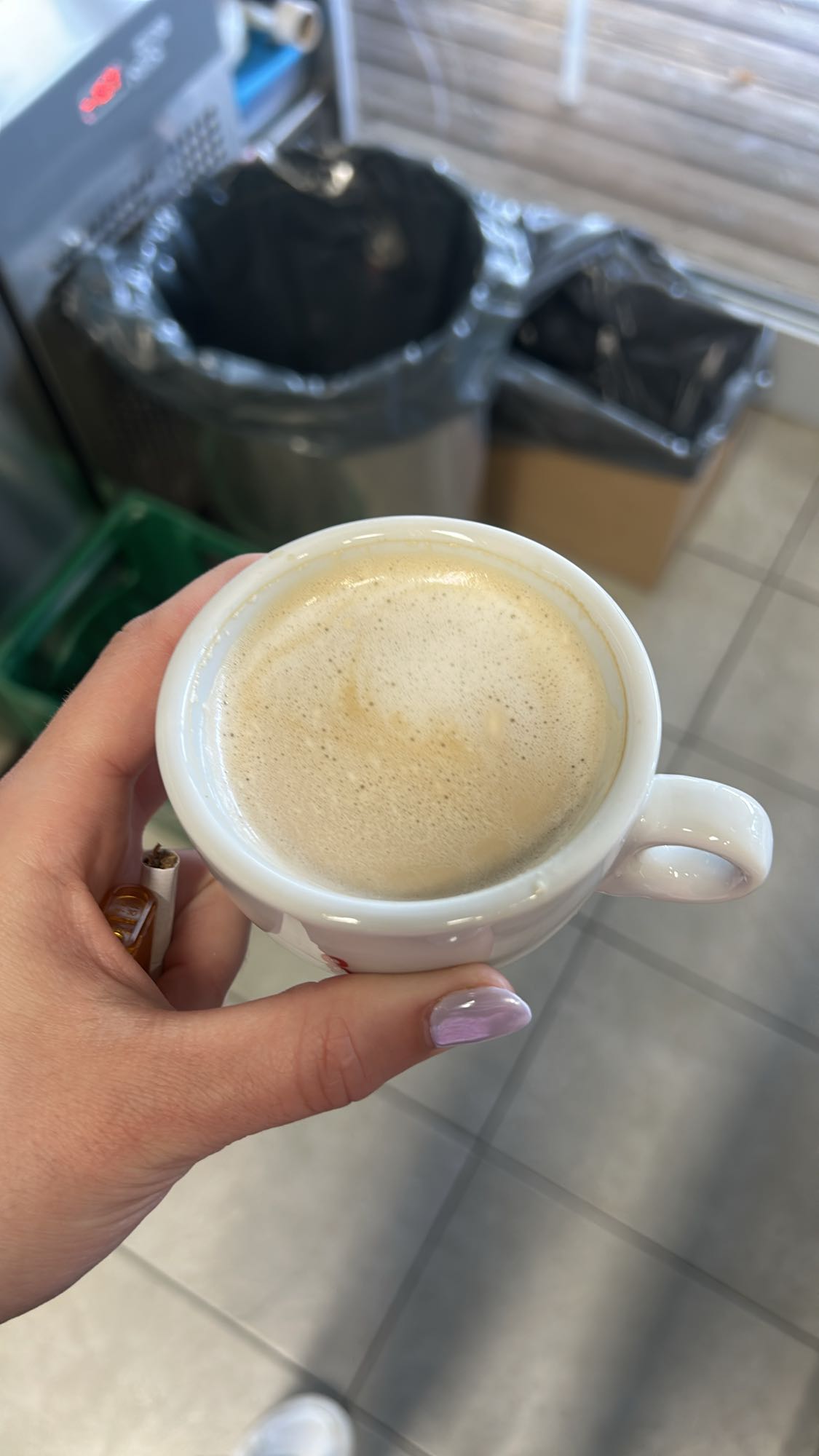Small cappuccino