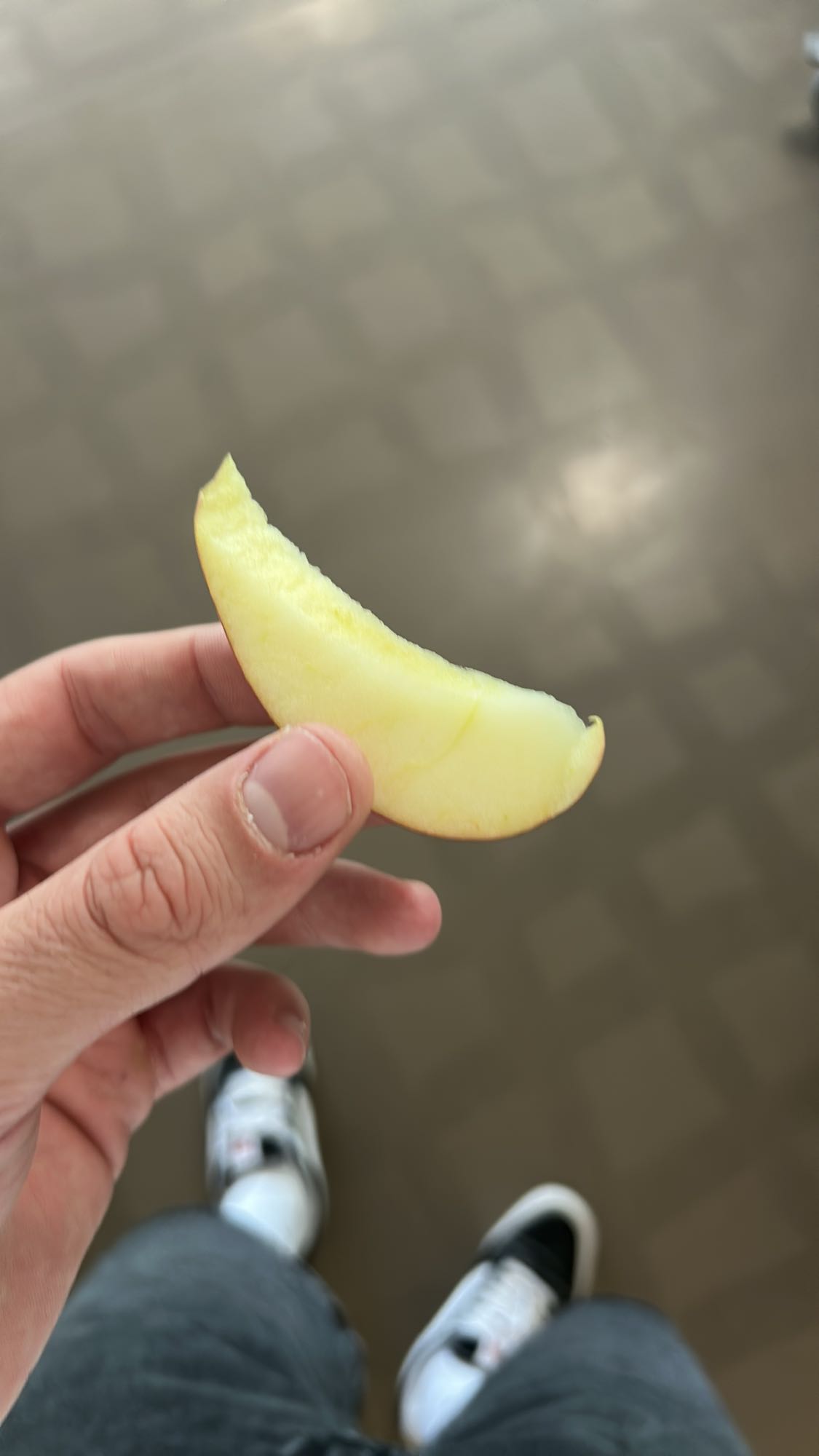 Manzana en rodaja