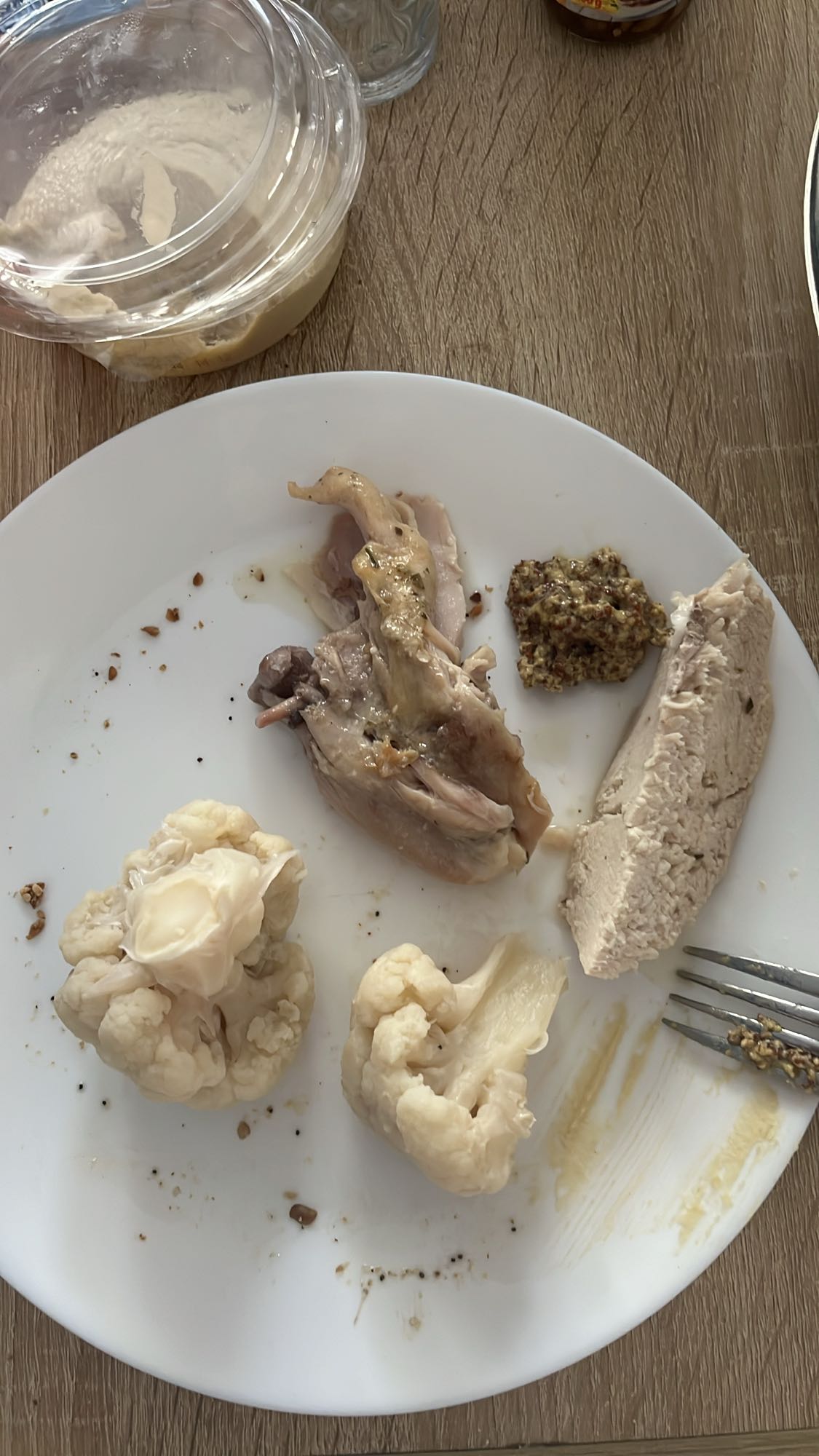 Poulet et chou-fleur