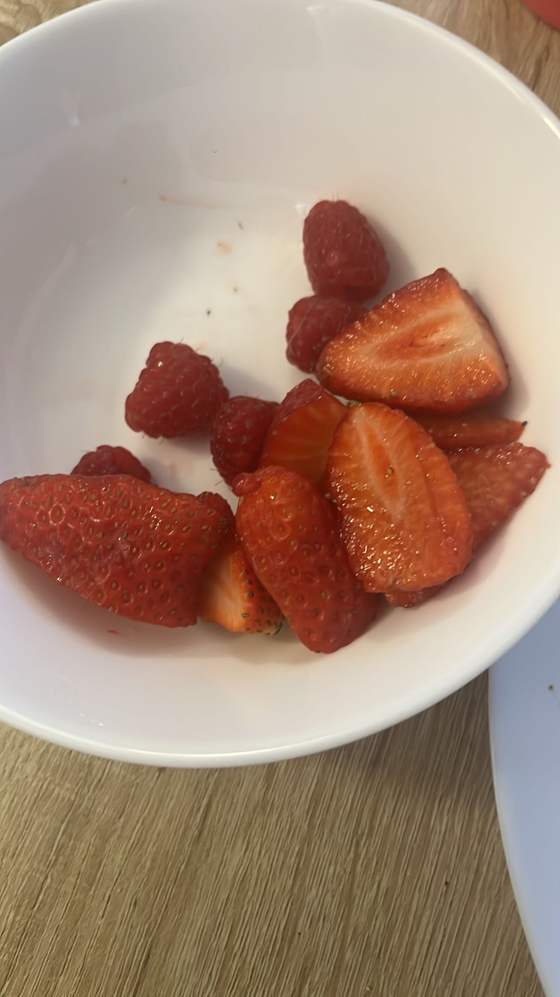 Fraises et framboises