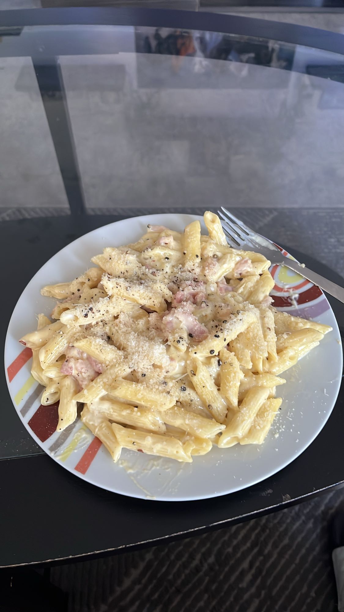 Pâtes à la carbonara