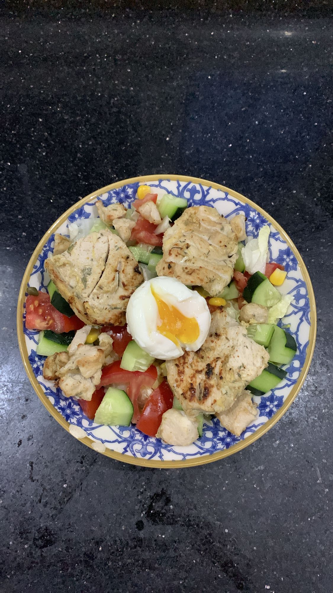 Salade poulet œuf