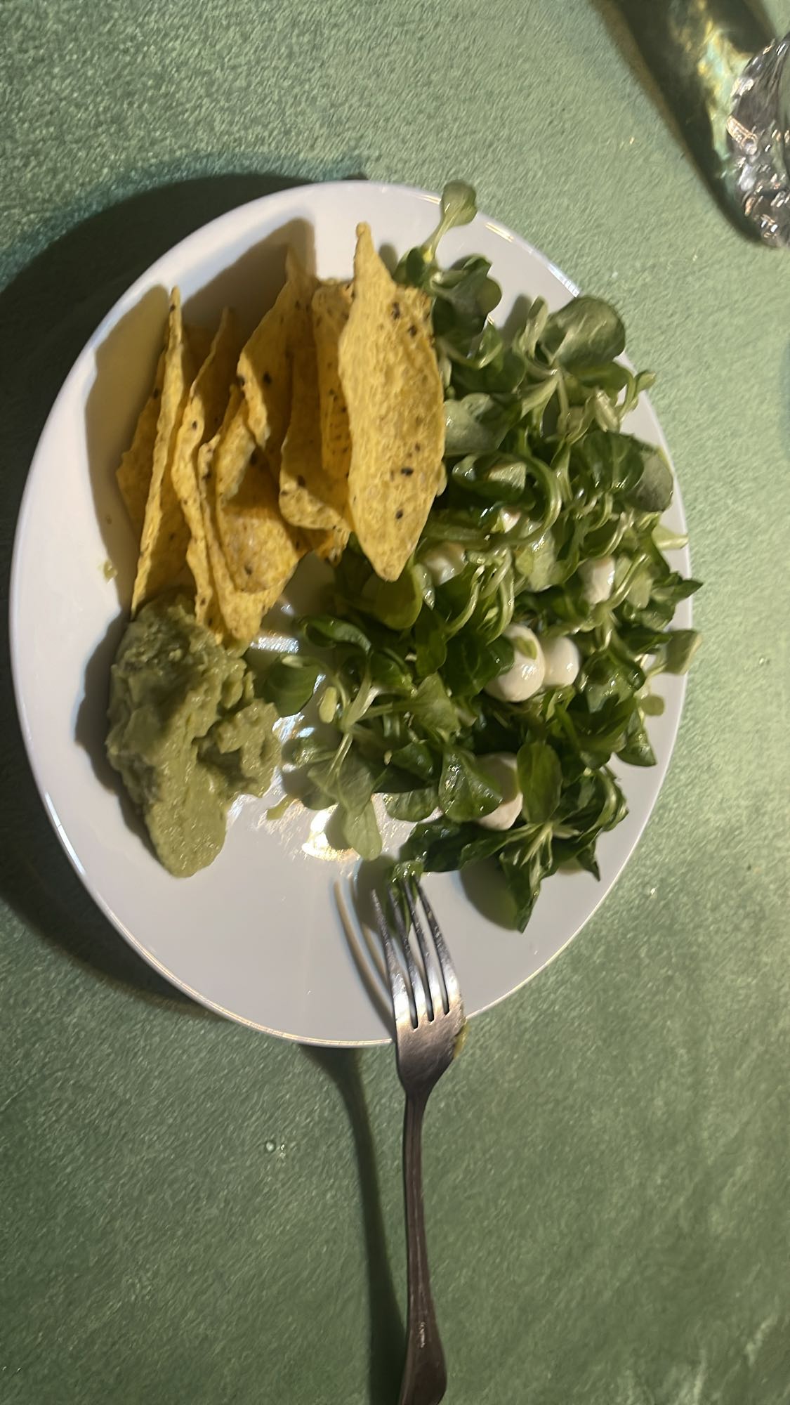 Nachos con ensalada