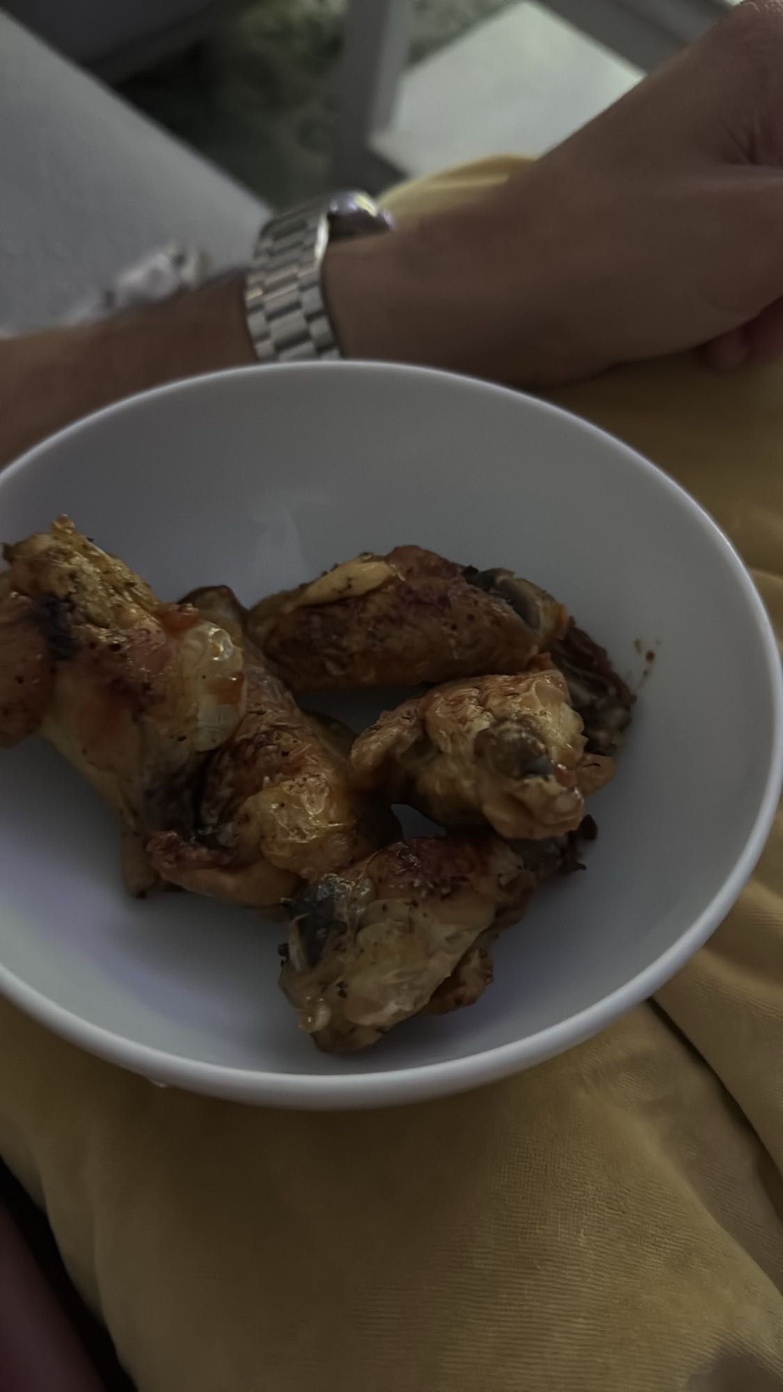 Alitas de pollo asadas