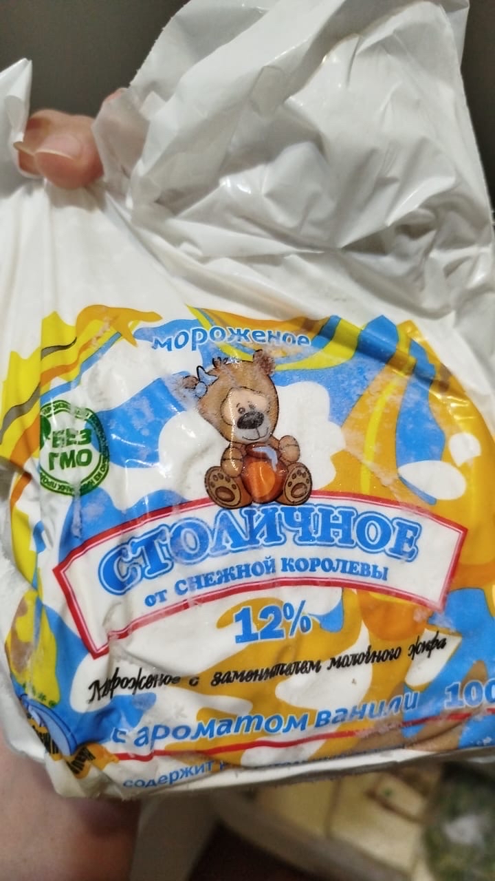 Завтрак, обед, ужин и перекус с мороженым