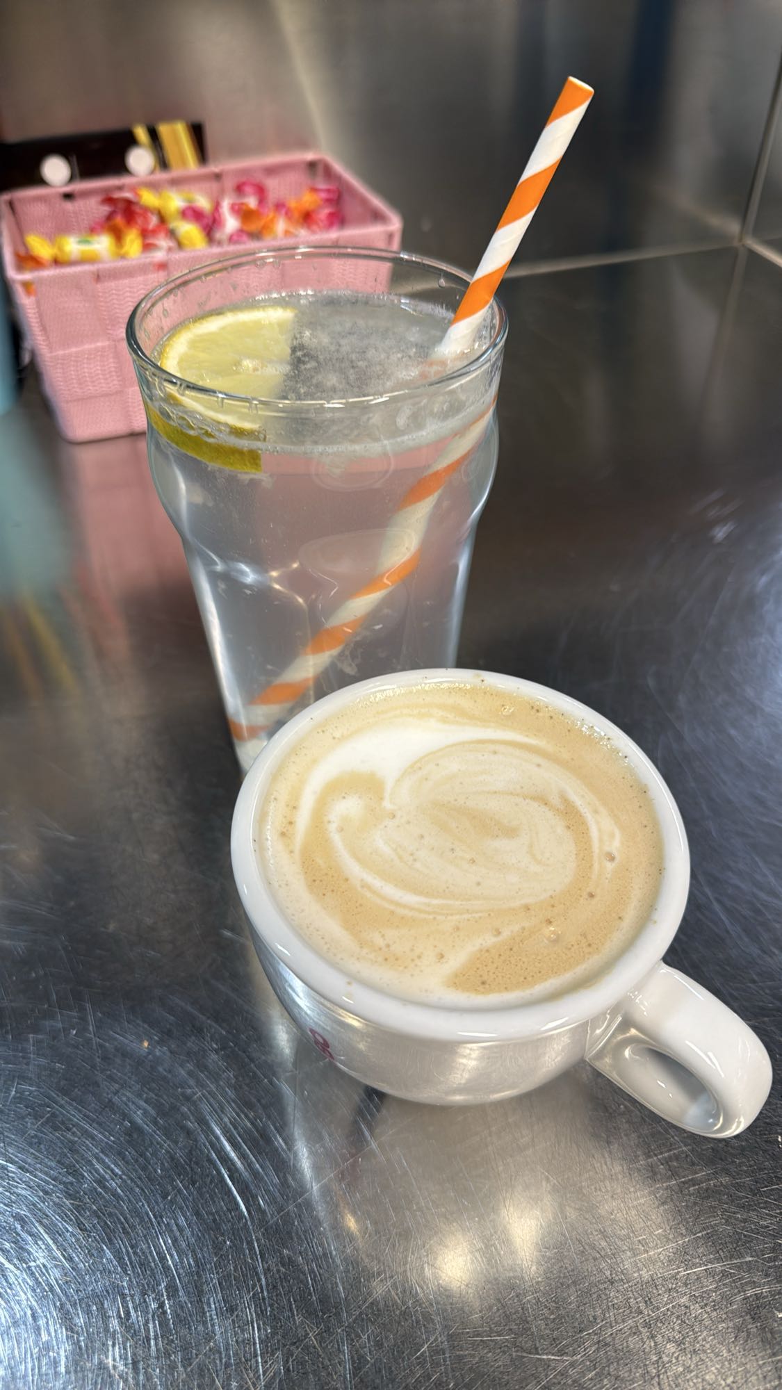Coffee and Lemon Water