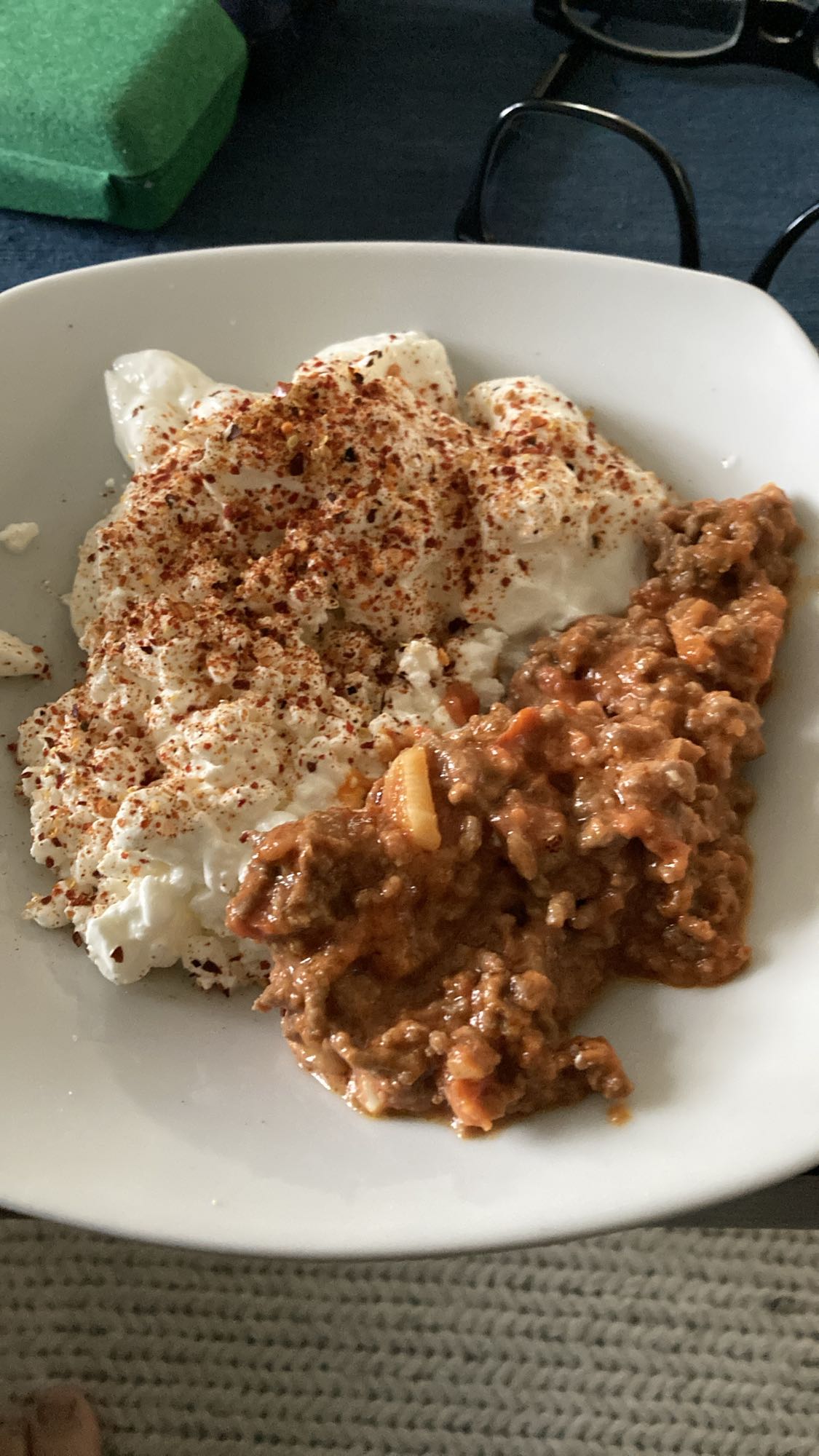 Keso med köttfärssås