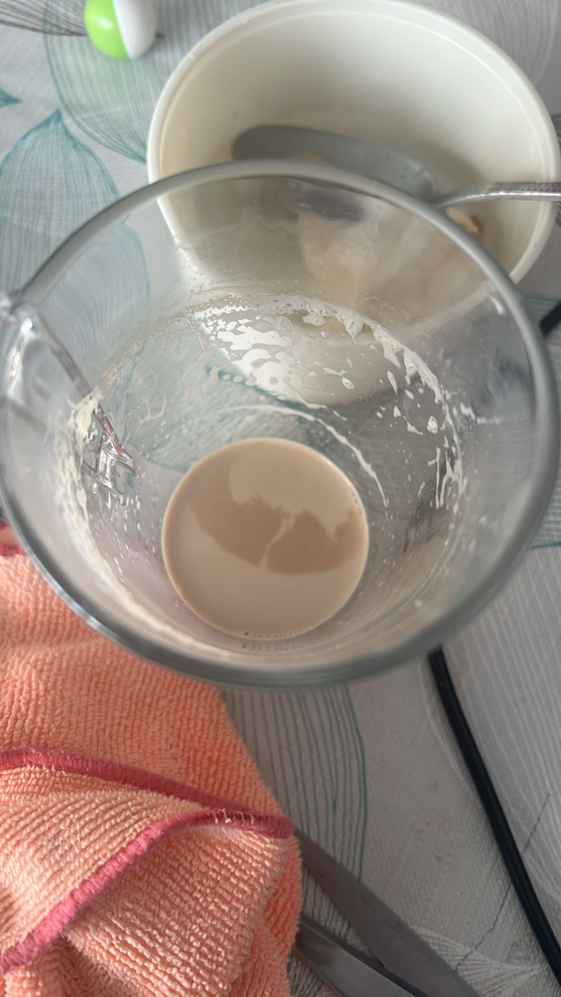 Vaso de café con leche