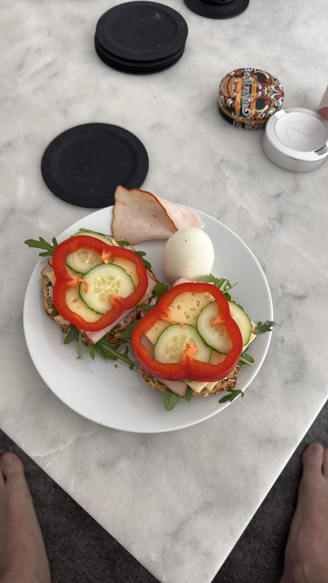 Frukostmackor med ägg