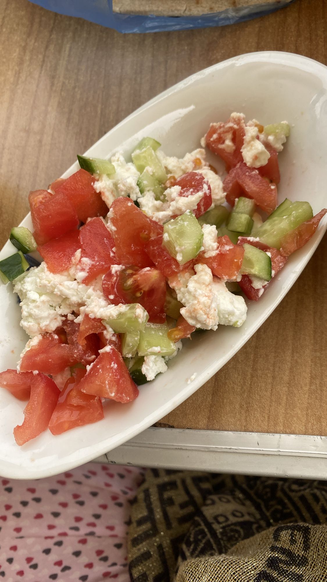 Cottage Cheese Veggie Salad