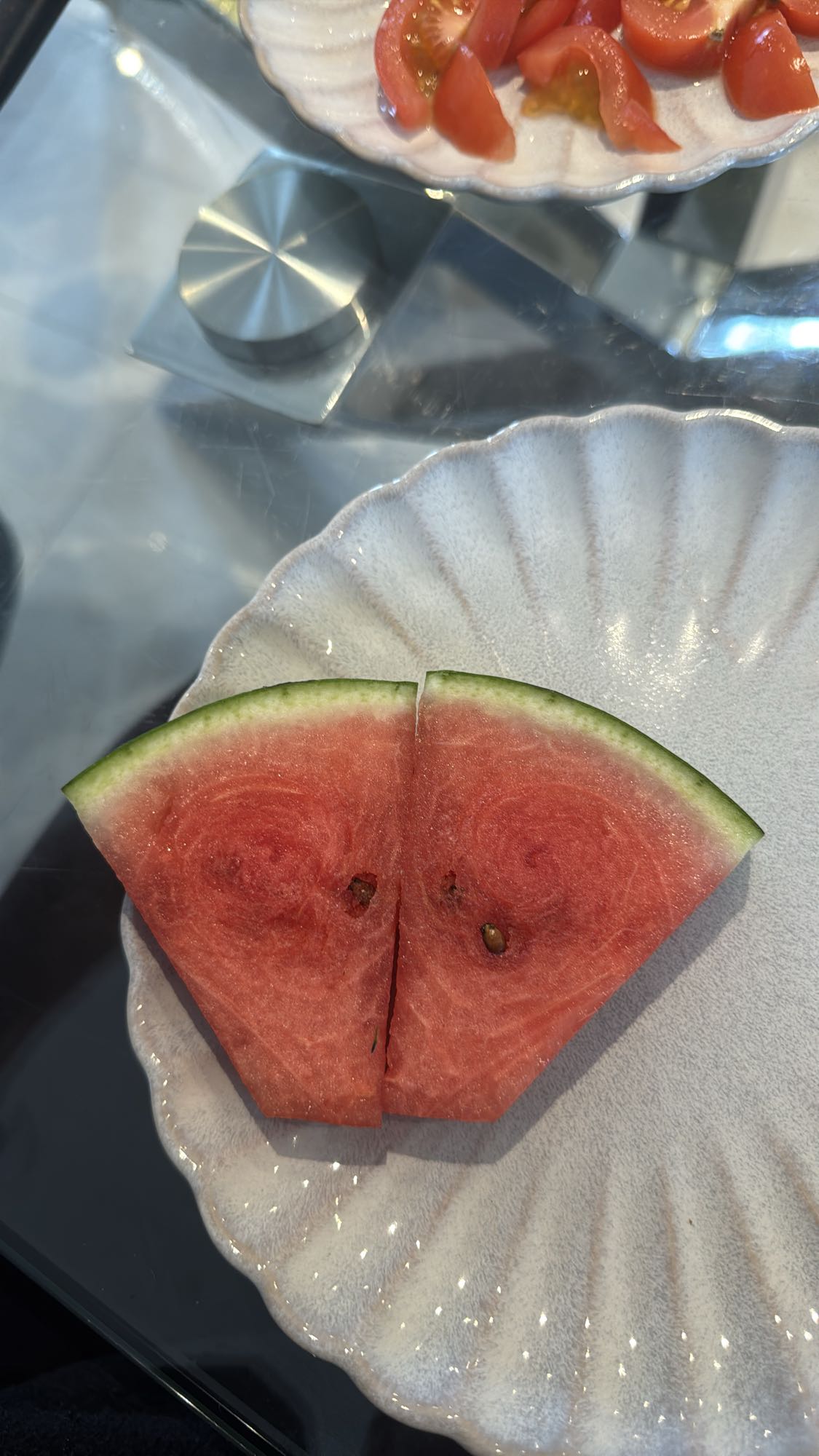 Vattenmelon och tomat