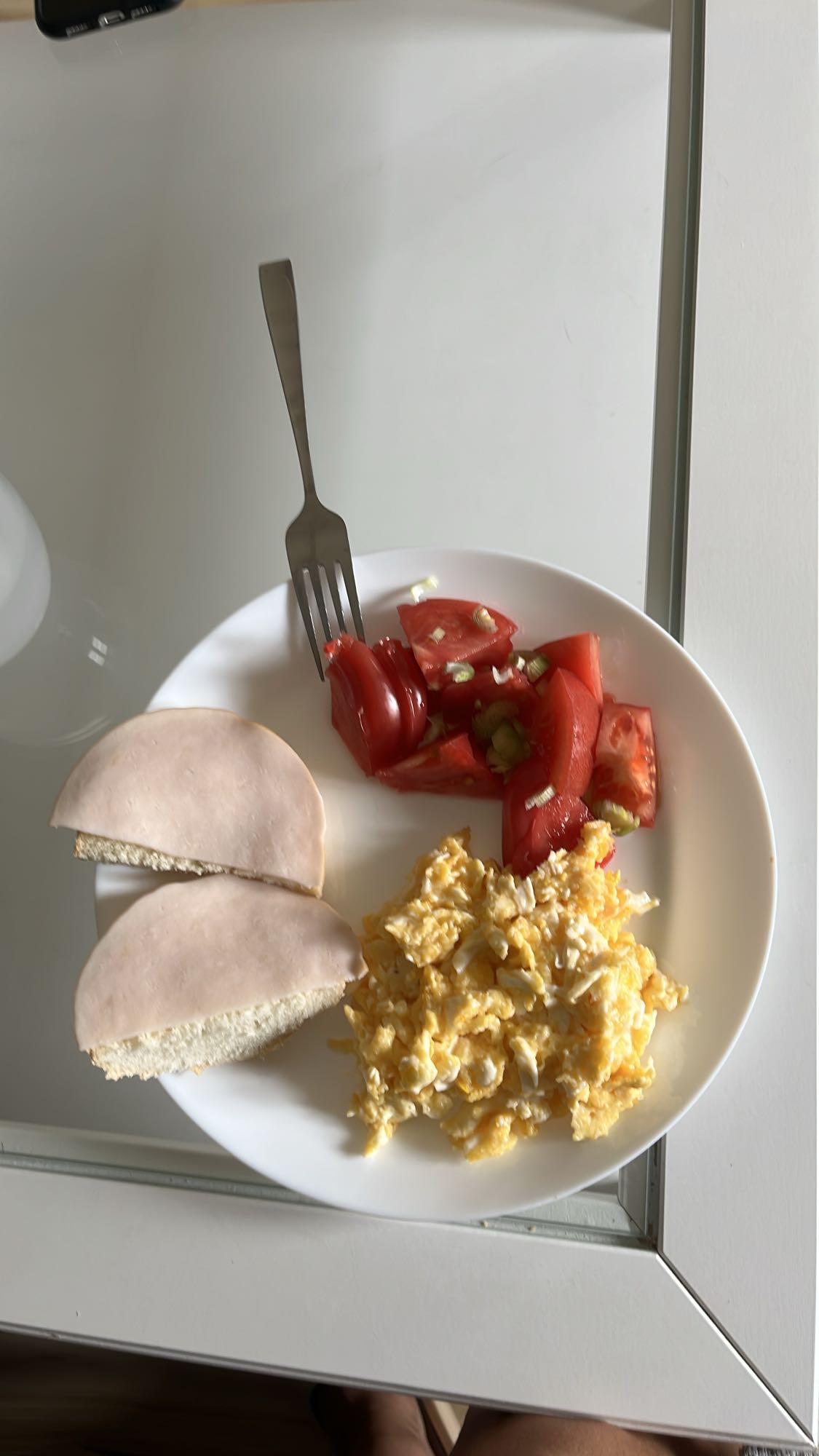 Jajecznica z warzywami