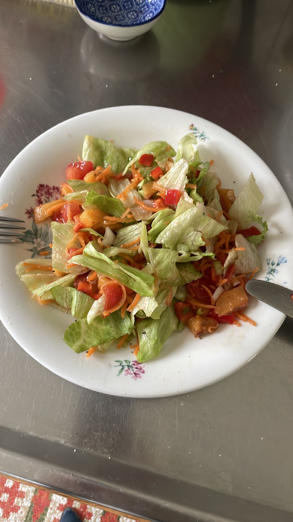 Salade croquante légumes