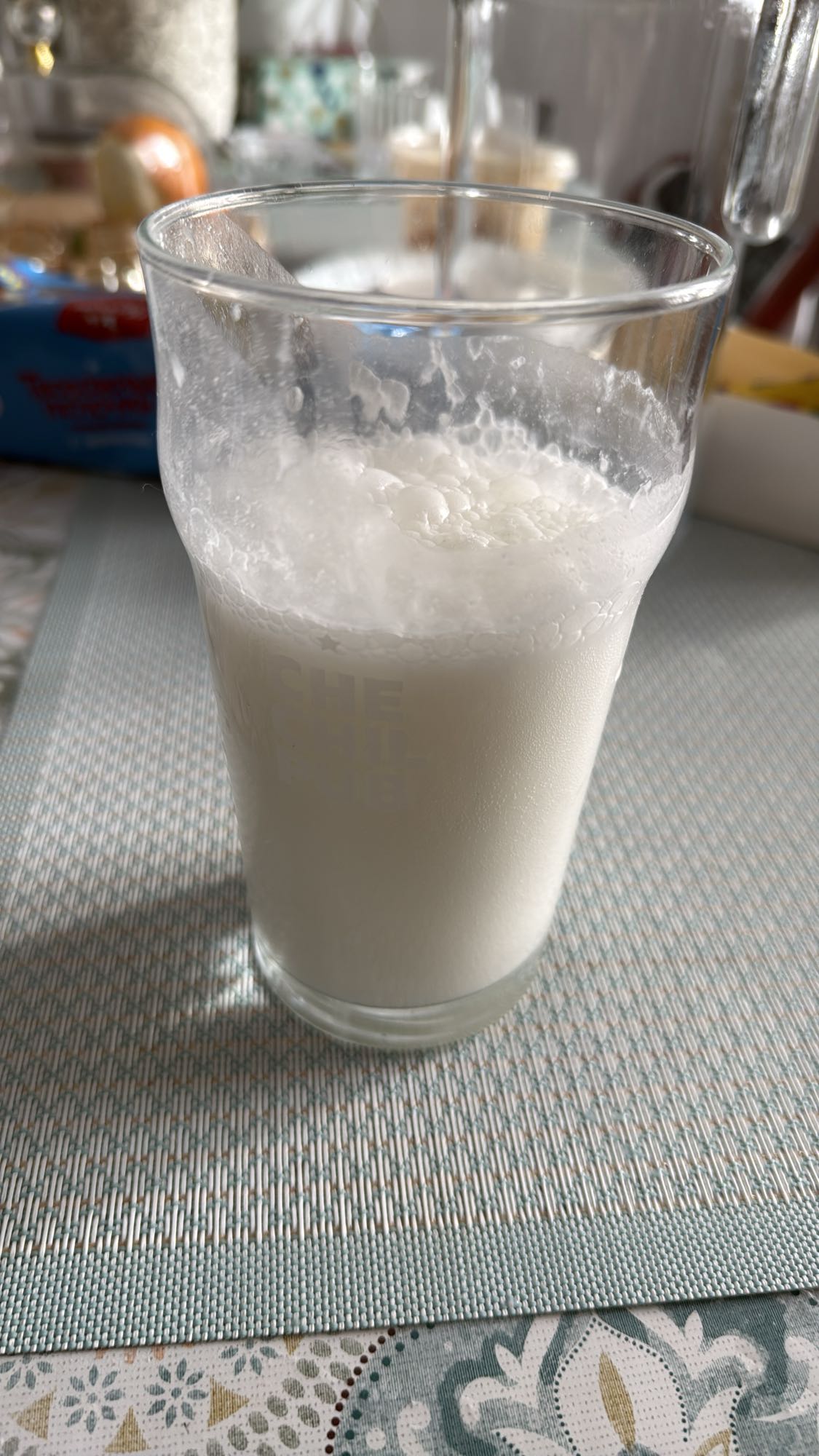 Glass of Ayran 0.8% fat