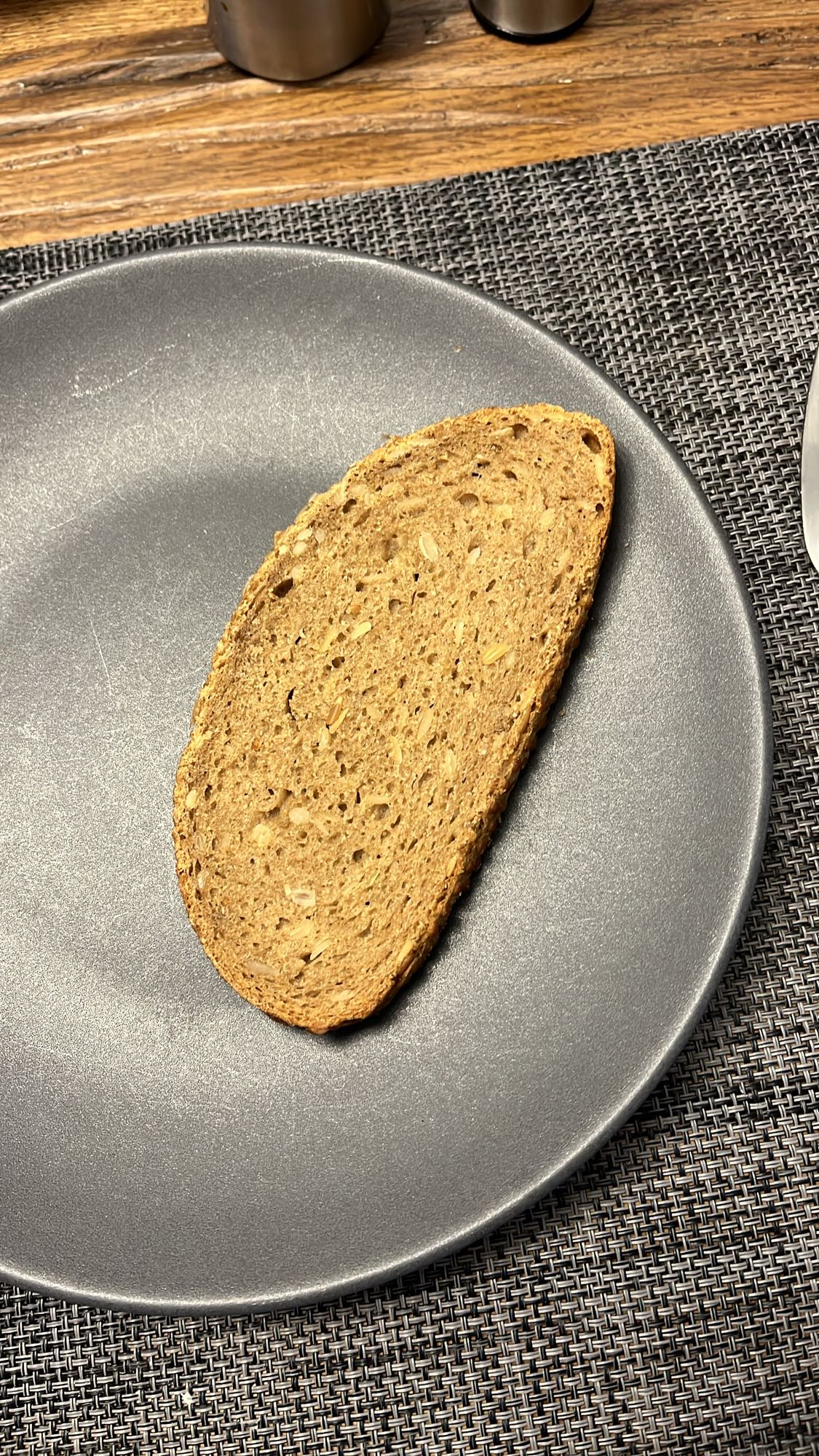 Rebanada de pan integral