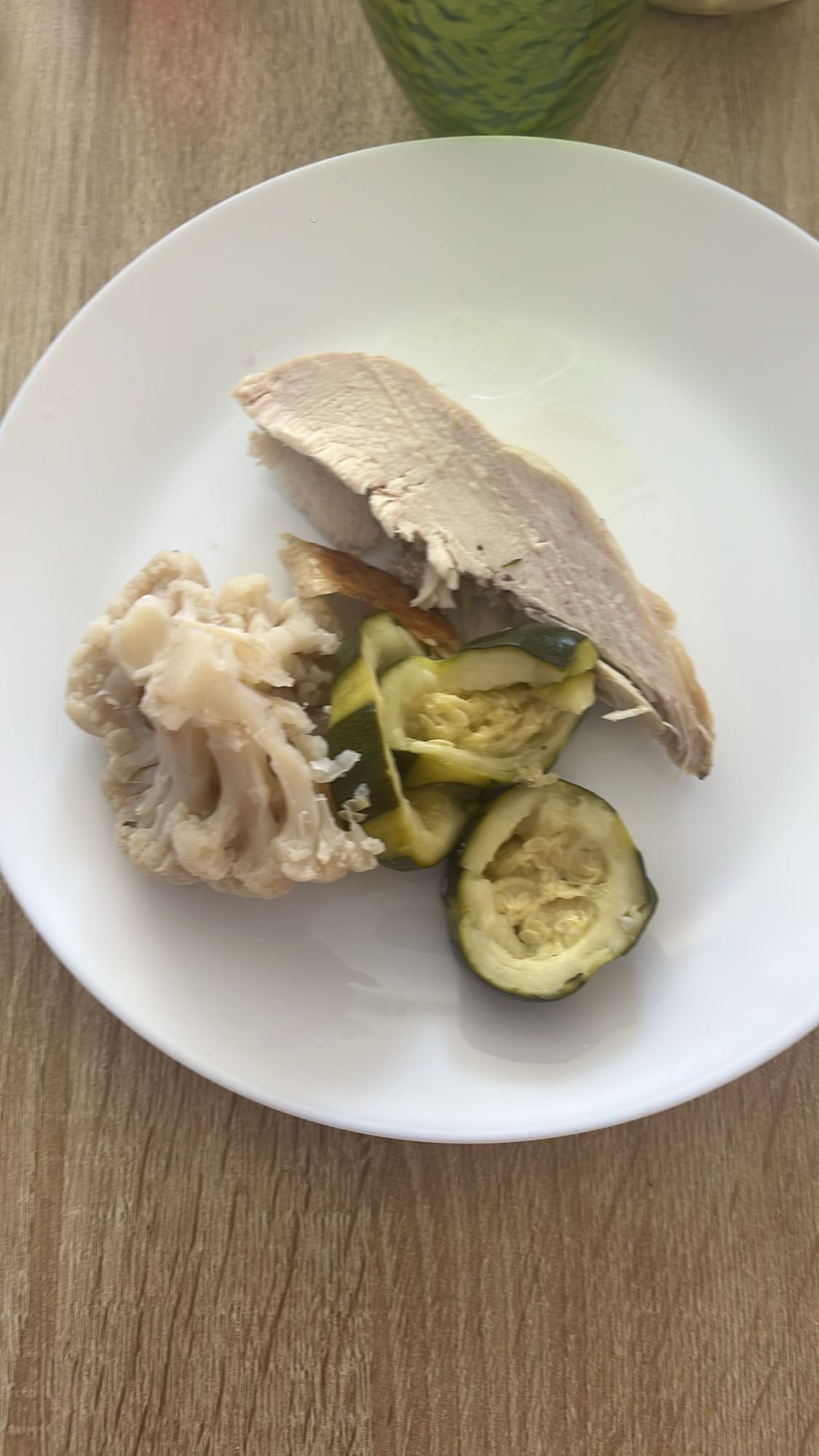 Poulet légumes vapeur